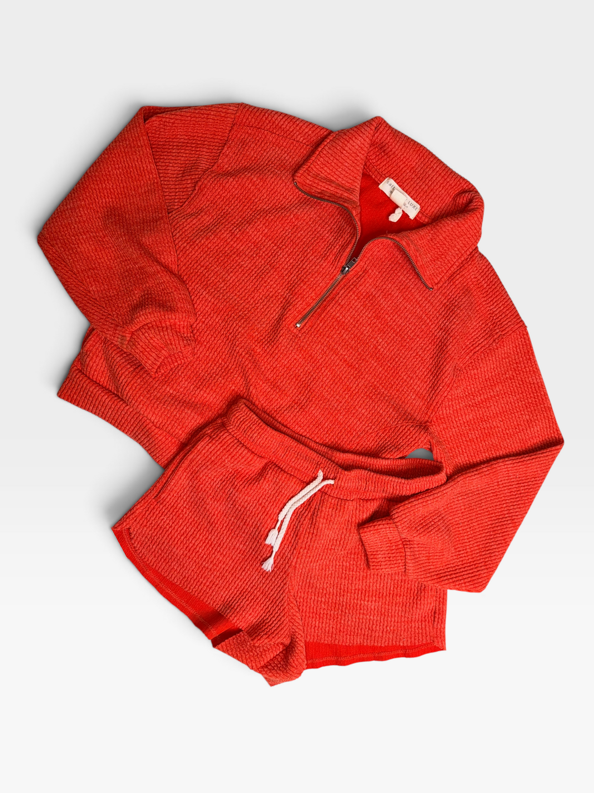 ORANGE SALTWATER LUXE SHORT SET (ORG. $142) S
