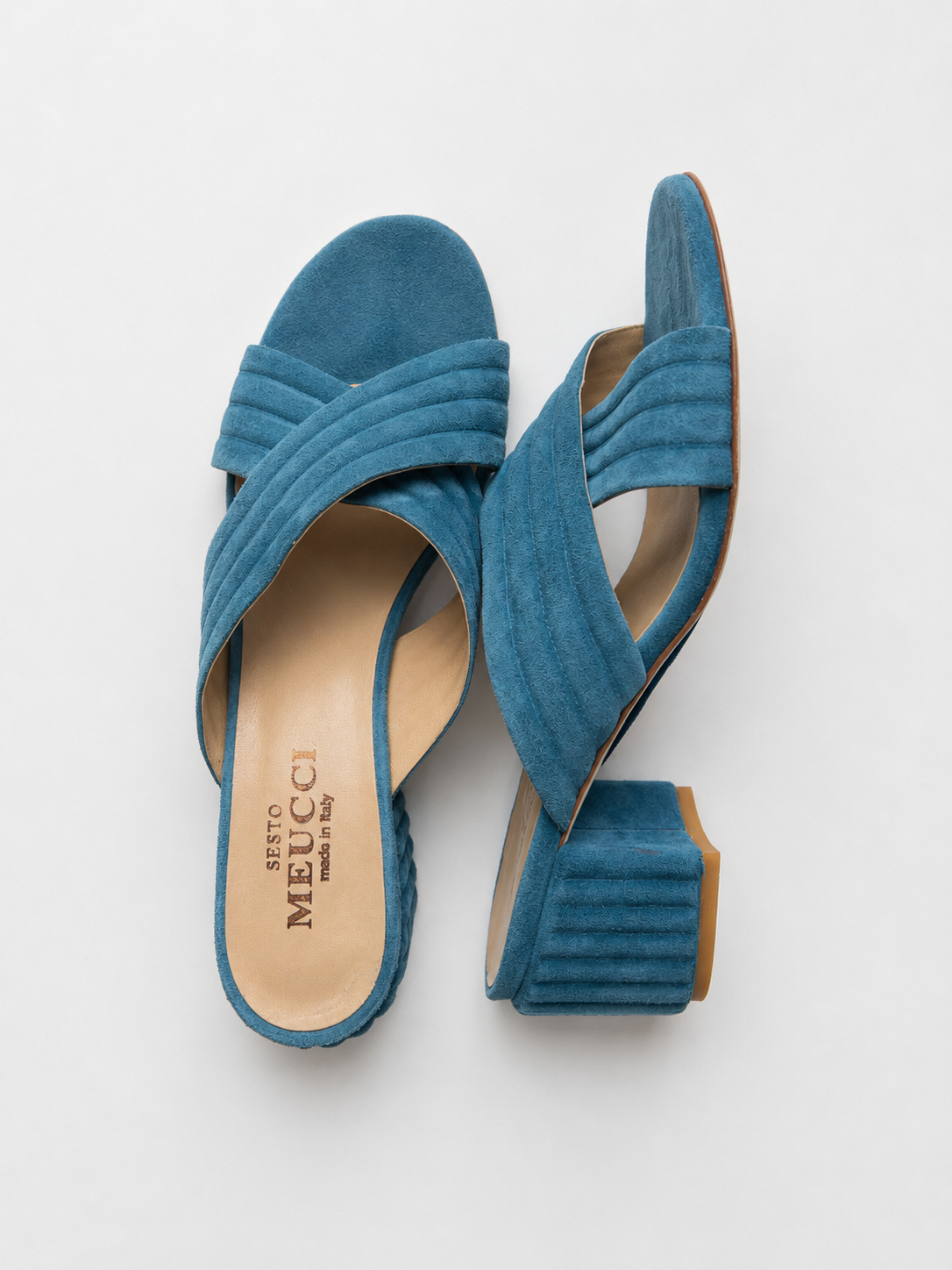 BLUE SESTO MEUCCI SHOES (ORG. $185) 8.5