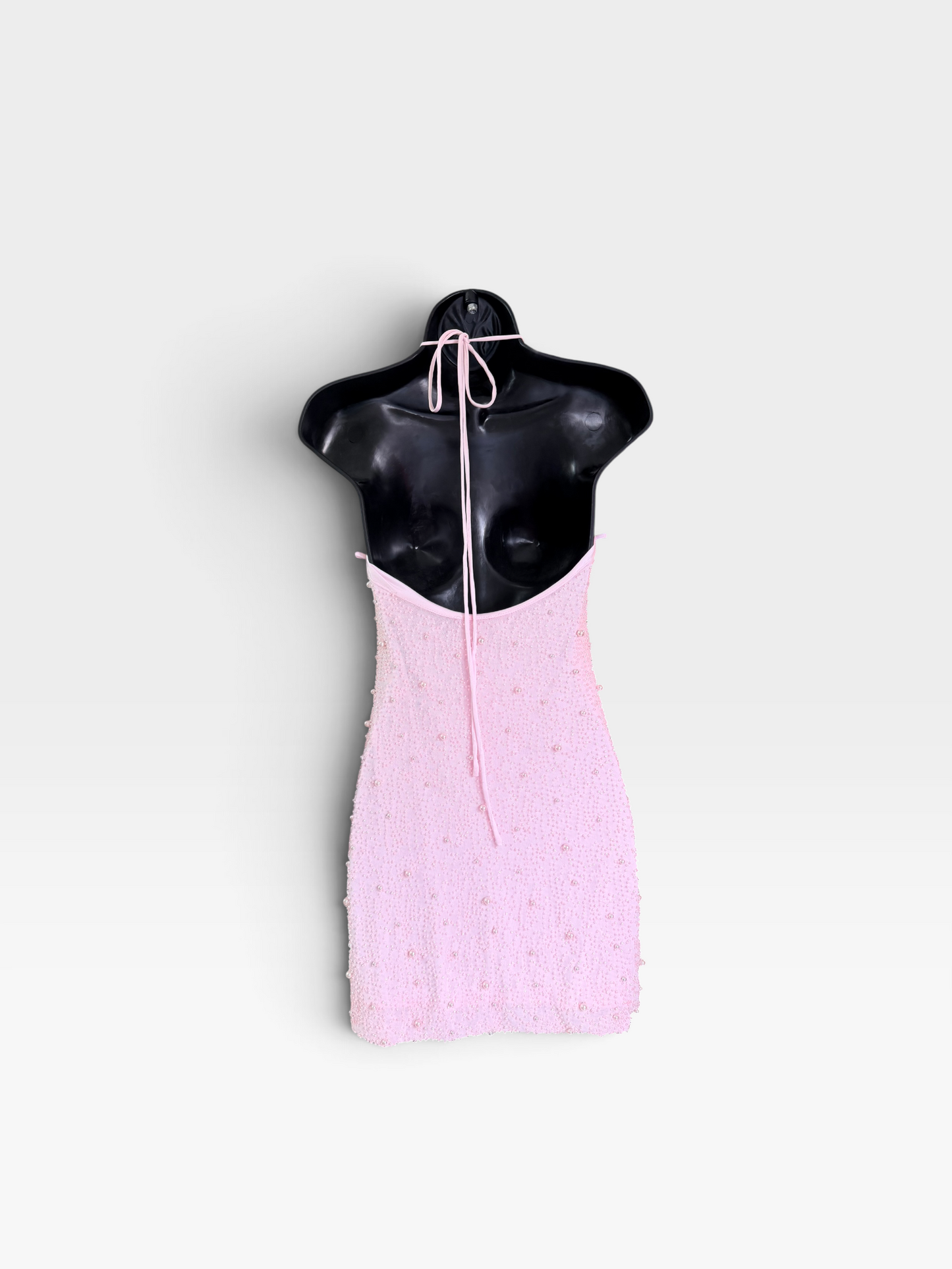 PINK THE VINTAGE SHOP PEARL DRESS S