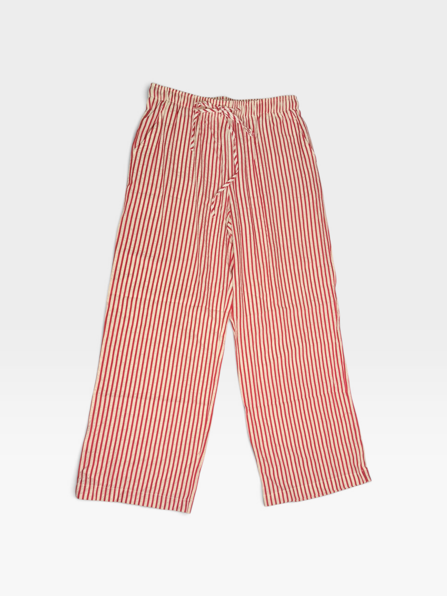 RED/TAN PEACH LOVE PANTS S