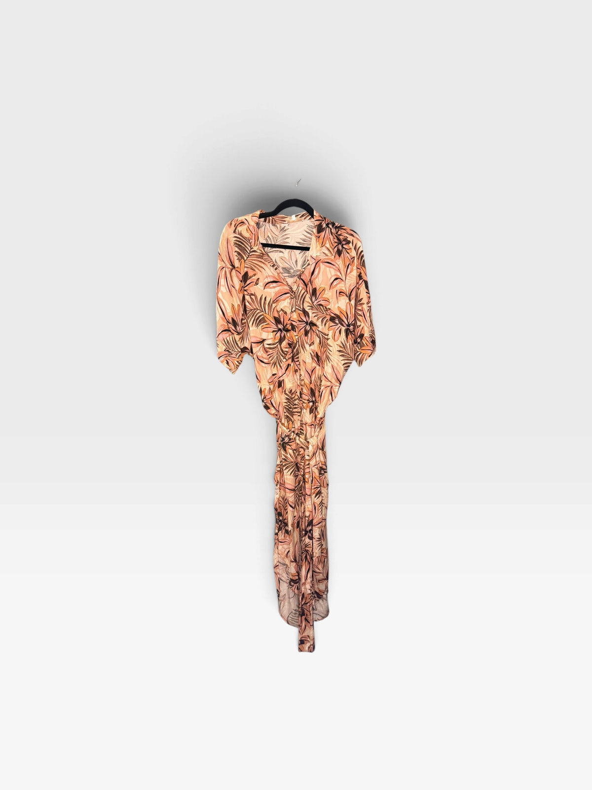 TROPICAL OLIVACEOUS DRESS S