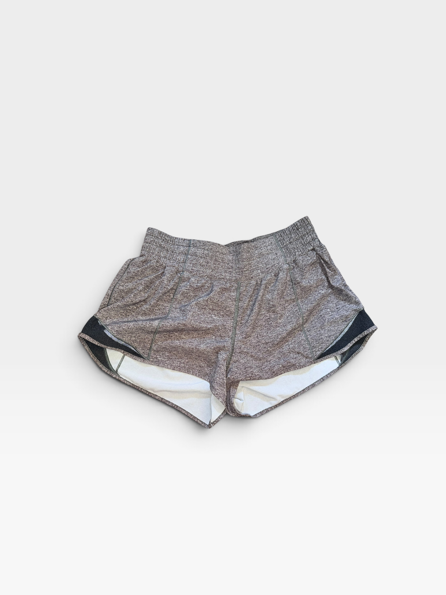 GREY LULULEMON SHORTS 6