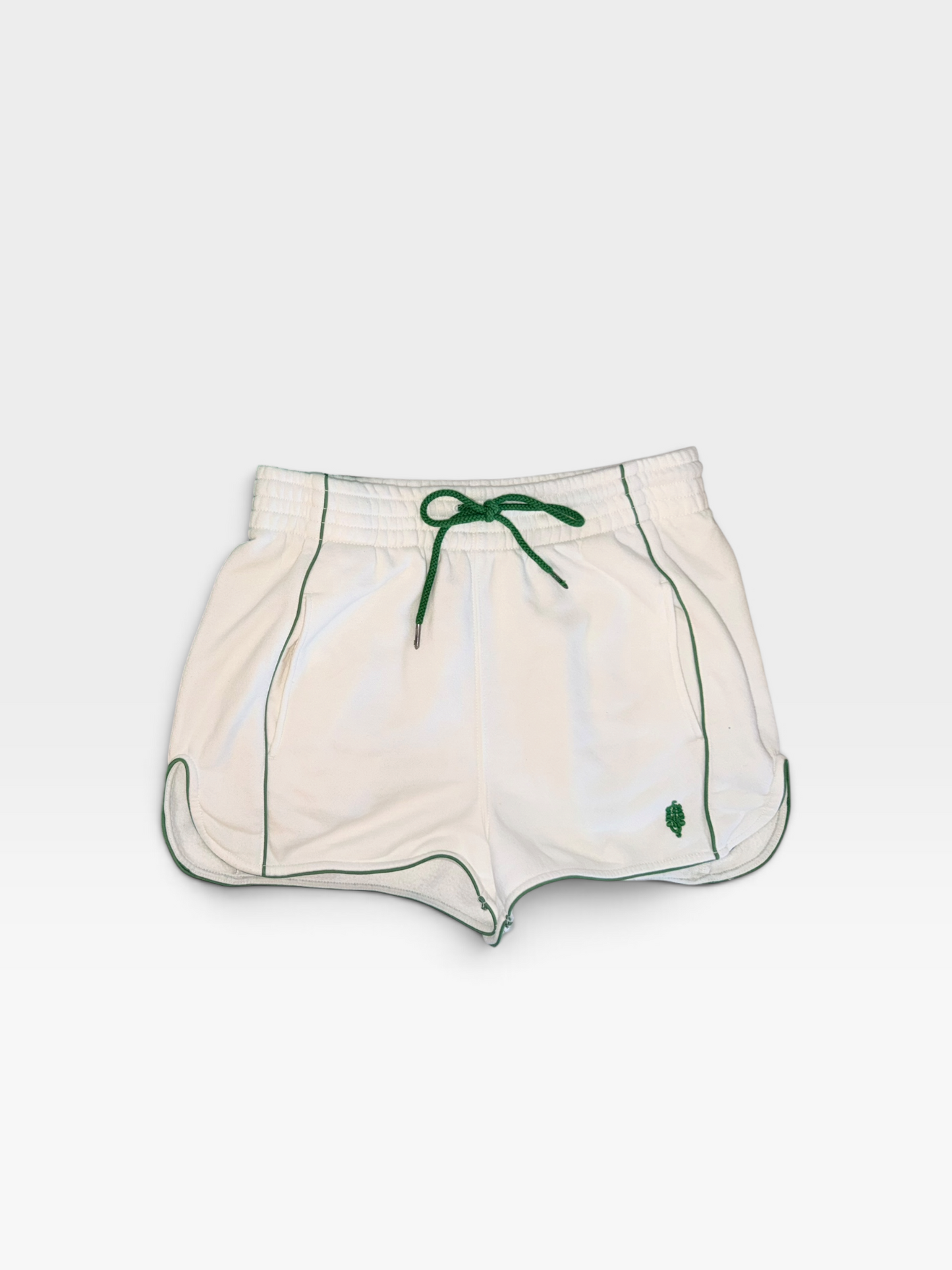 WHITE/GREEN FP MOVEMENT SHORTS L