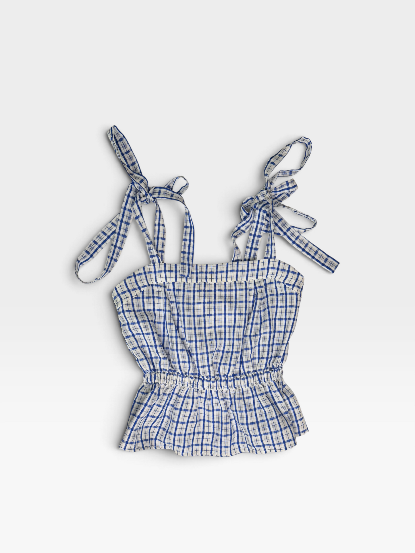 BLUE/WHITE COREY LYNN COLTER TANK (ORG. $196) M