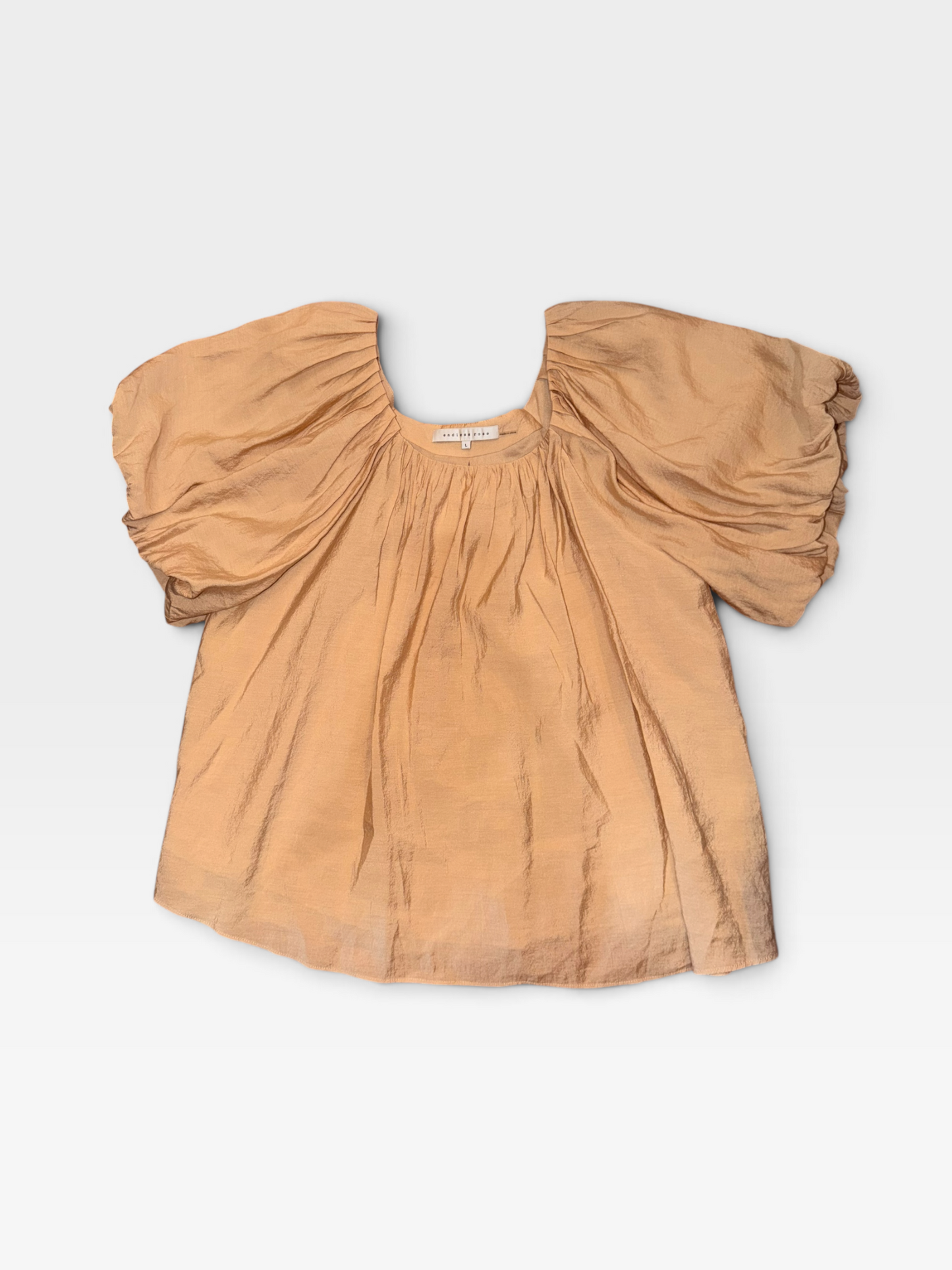 TAN ENDLESS ROSE TOP L