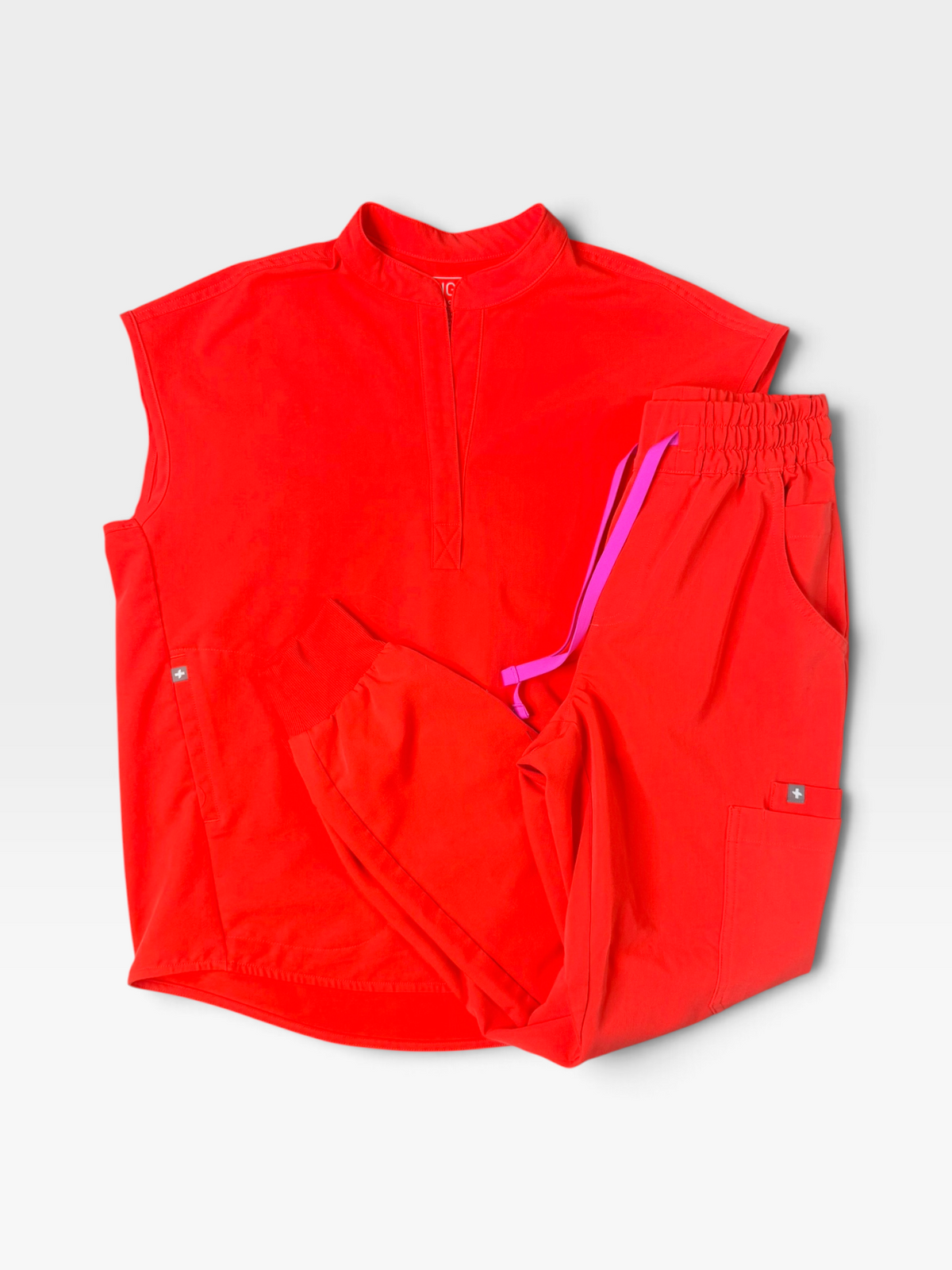 CORAL FIGS JOGGER SCRUB SET XS