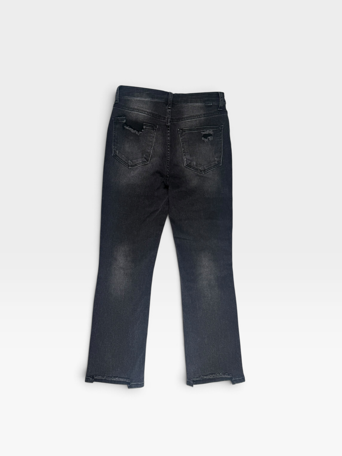 BLACK RISEN JEANS 28