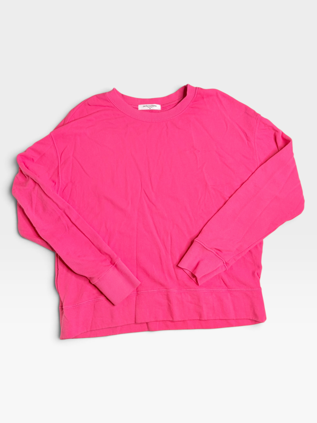 HOT PINK PERFECTWHITETEE PULLOVER M