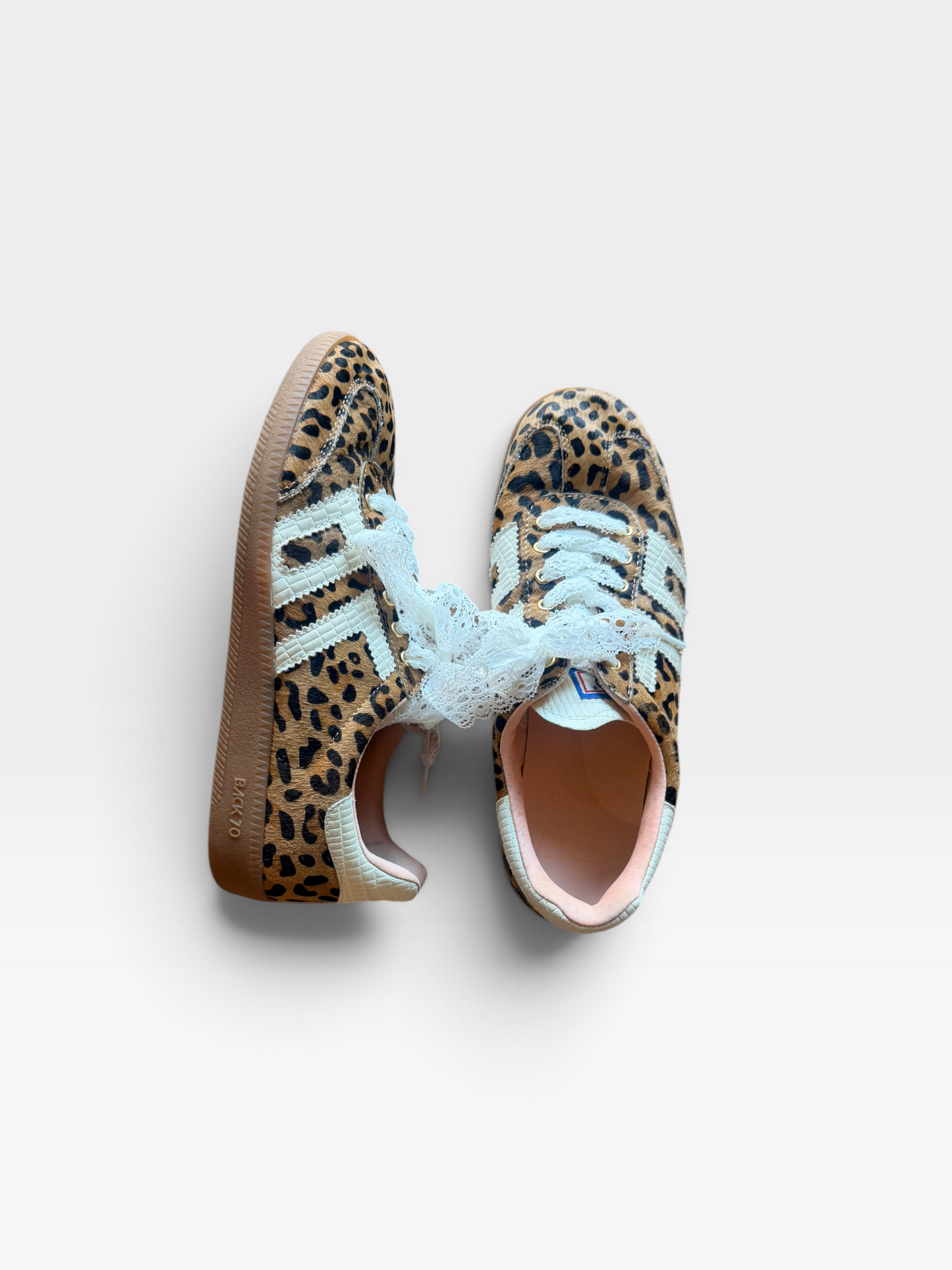 CHEETAH BACK 70'S SHOES (ORG. $175) 38