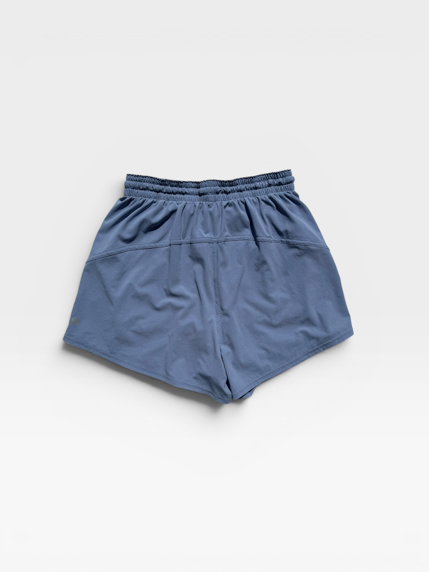 BLUE AND WHITE LULULEMON SHORTS 2