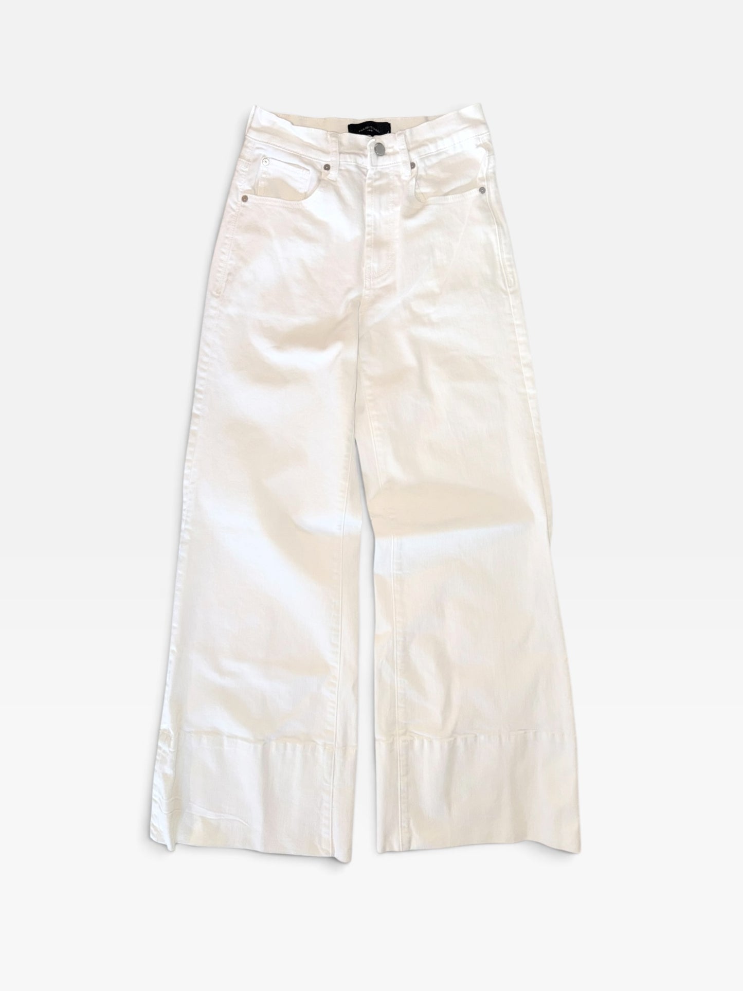 WHITE HABITUAL EMERSON RELAXED FLARE STRETCH JEANS 24
