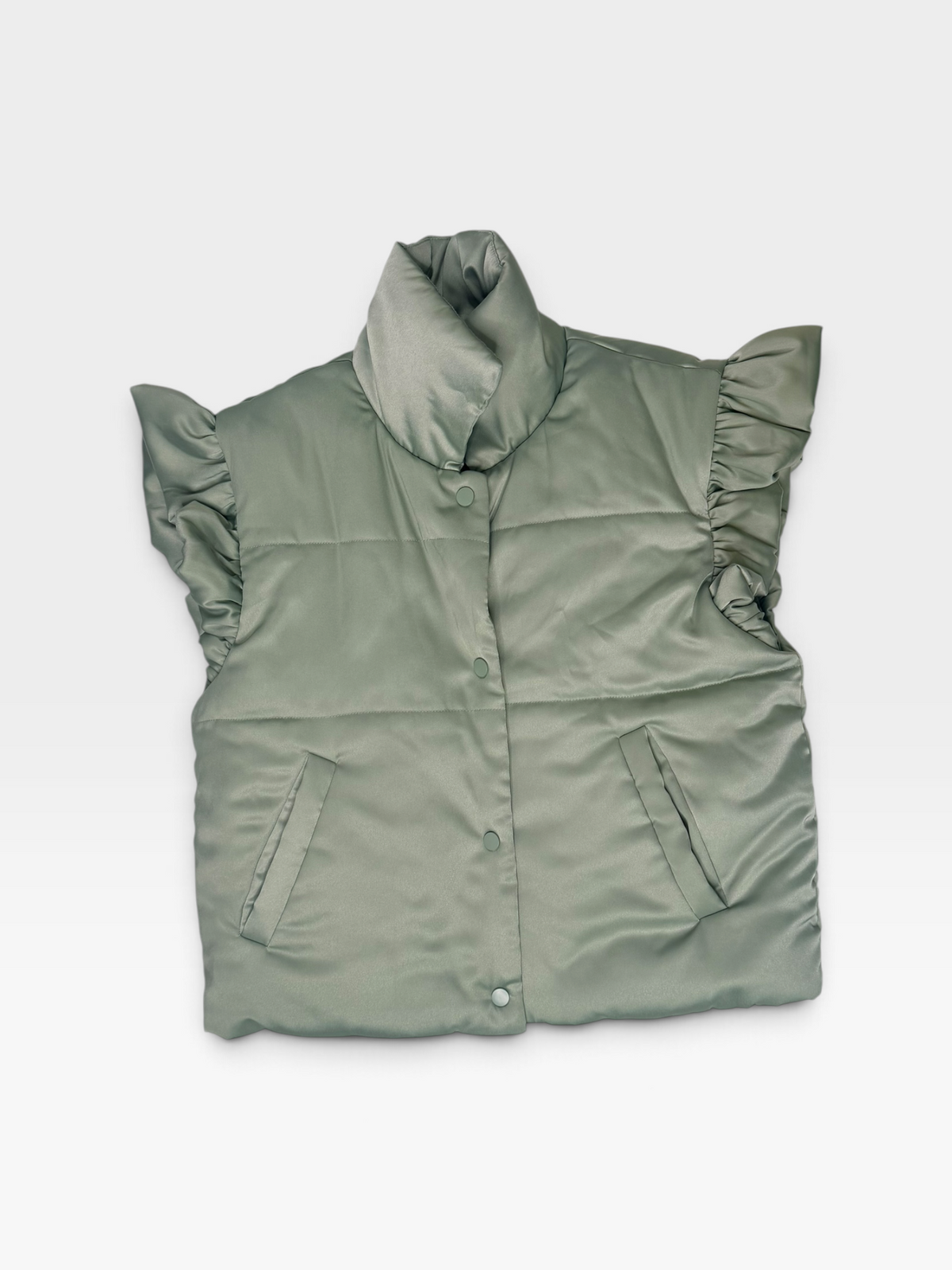 GREEN ALTAR'D STATE PUFFER VEST S