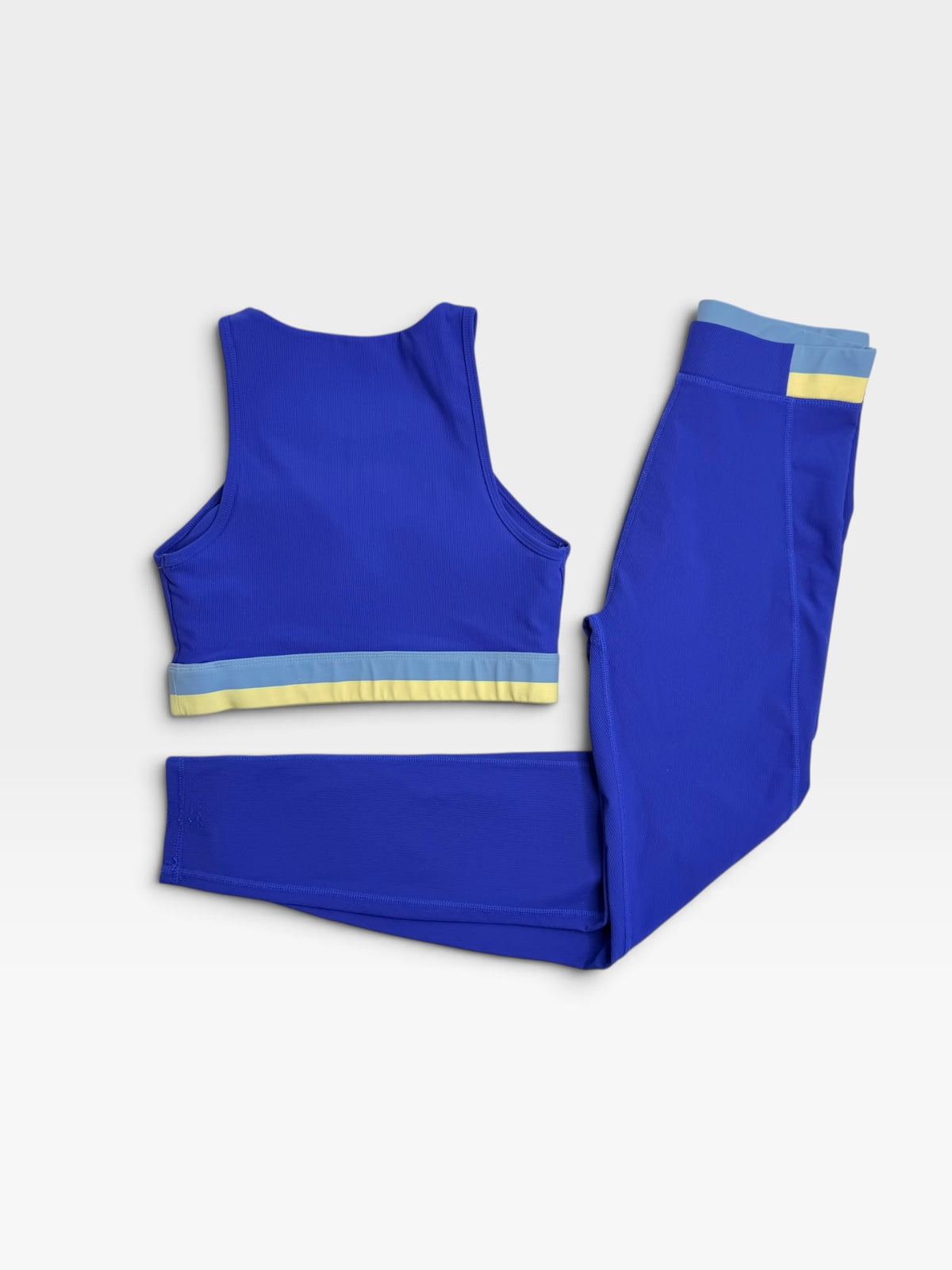 BLUE WILO BRA/LEGGINGS SET S