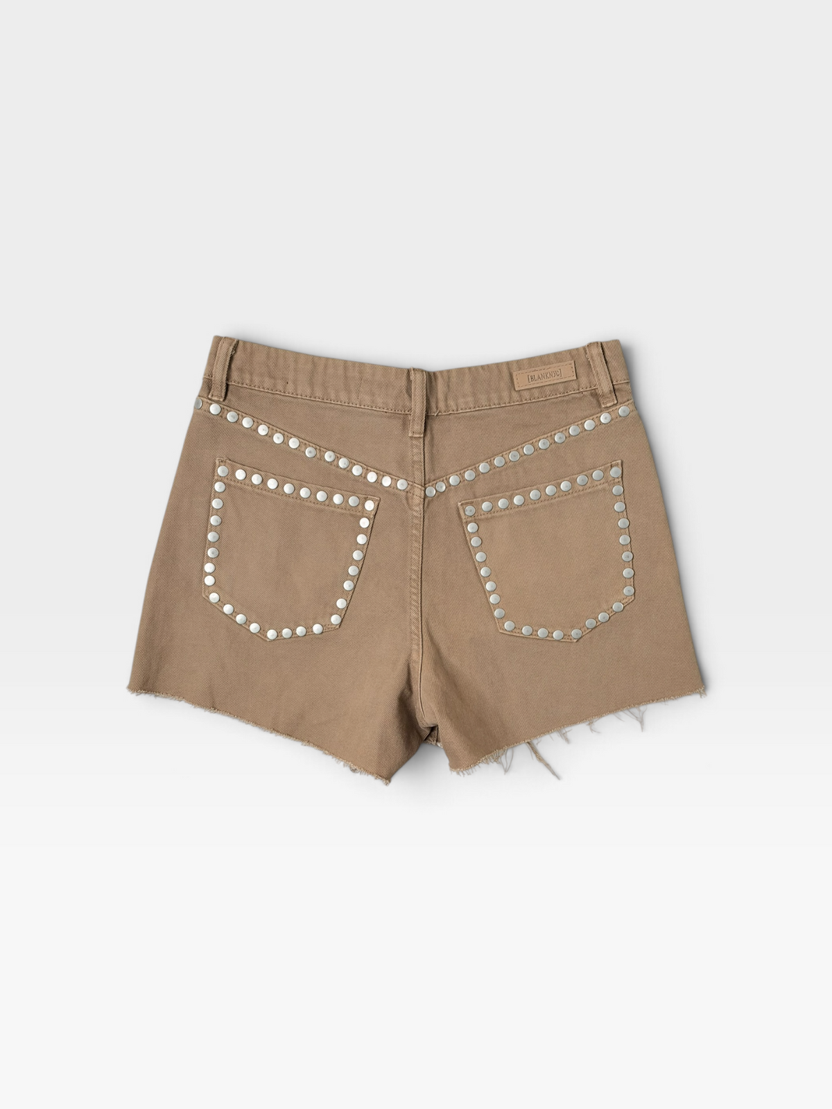 TAN BLANKNYC THE REEVE STUDDED SHORTS (ORG. $148) | 26