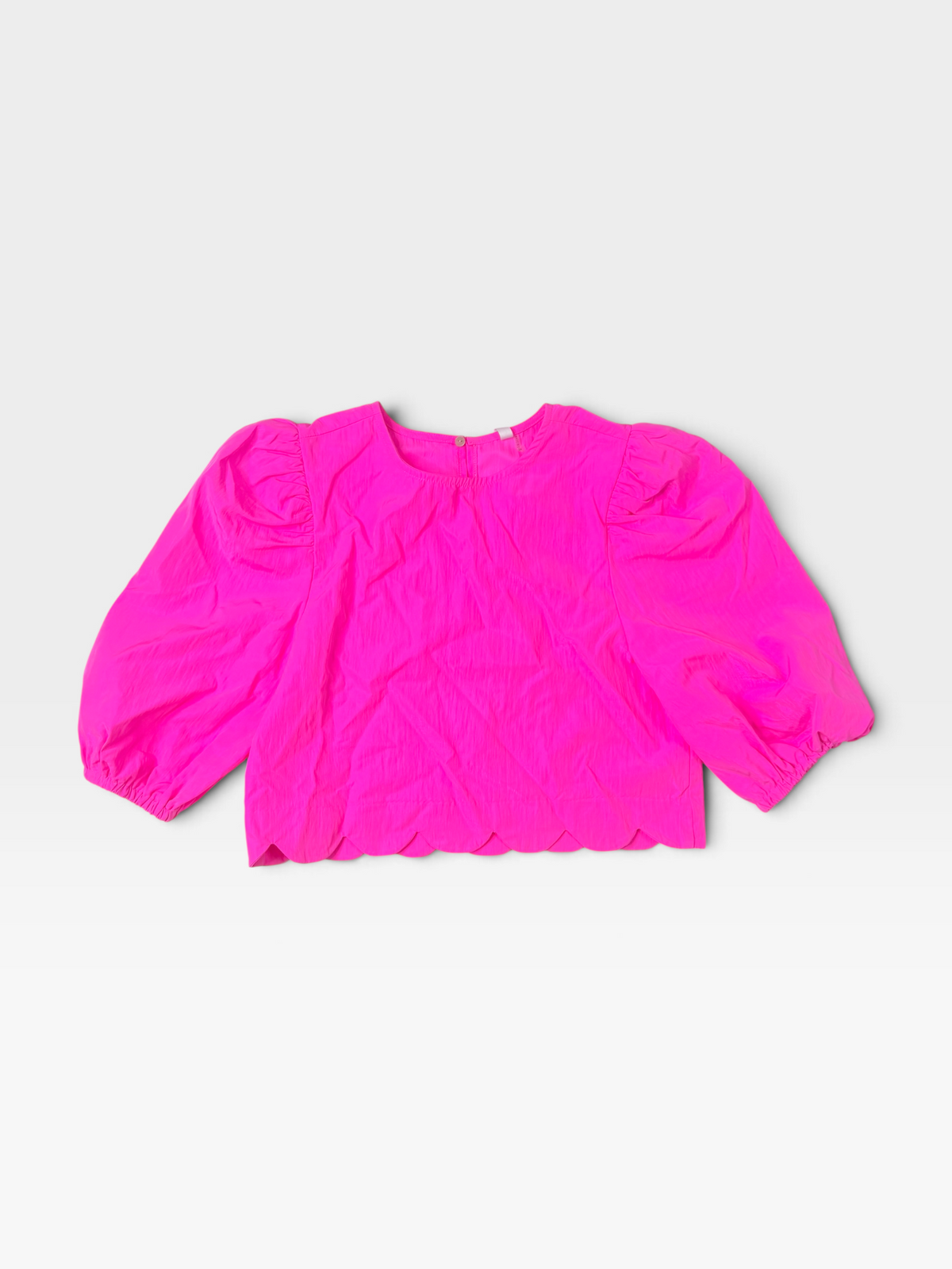 HOT PINK GLAM TOP (NWT) M