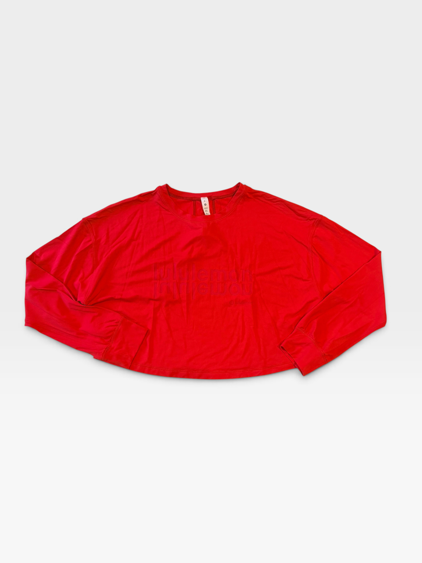 RED/ORANGE CROPPED LULULEMON TOP 6