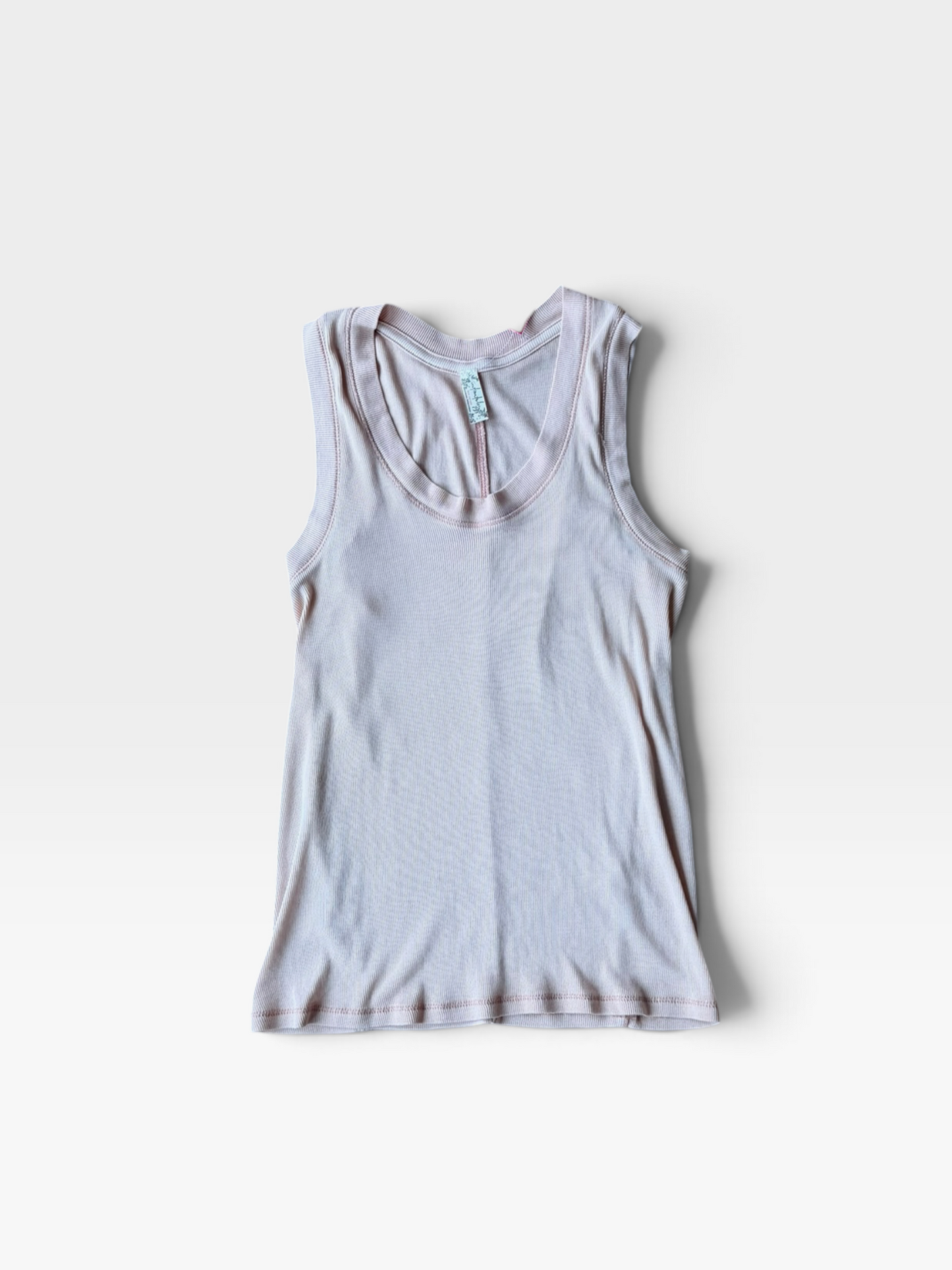 PALE PINK FREE PEOPLE TANK S