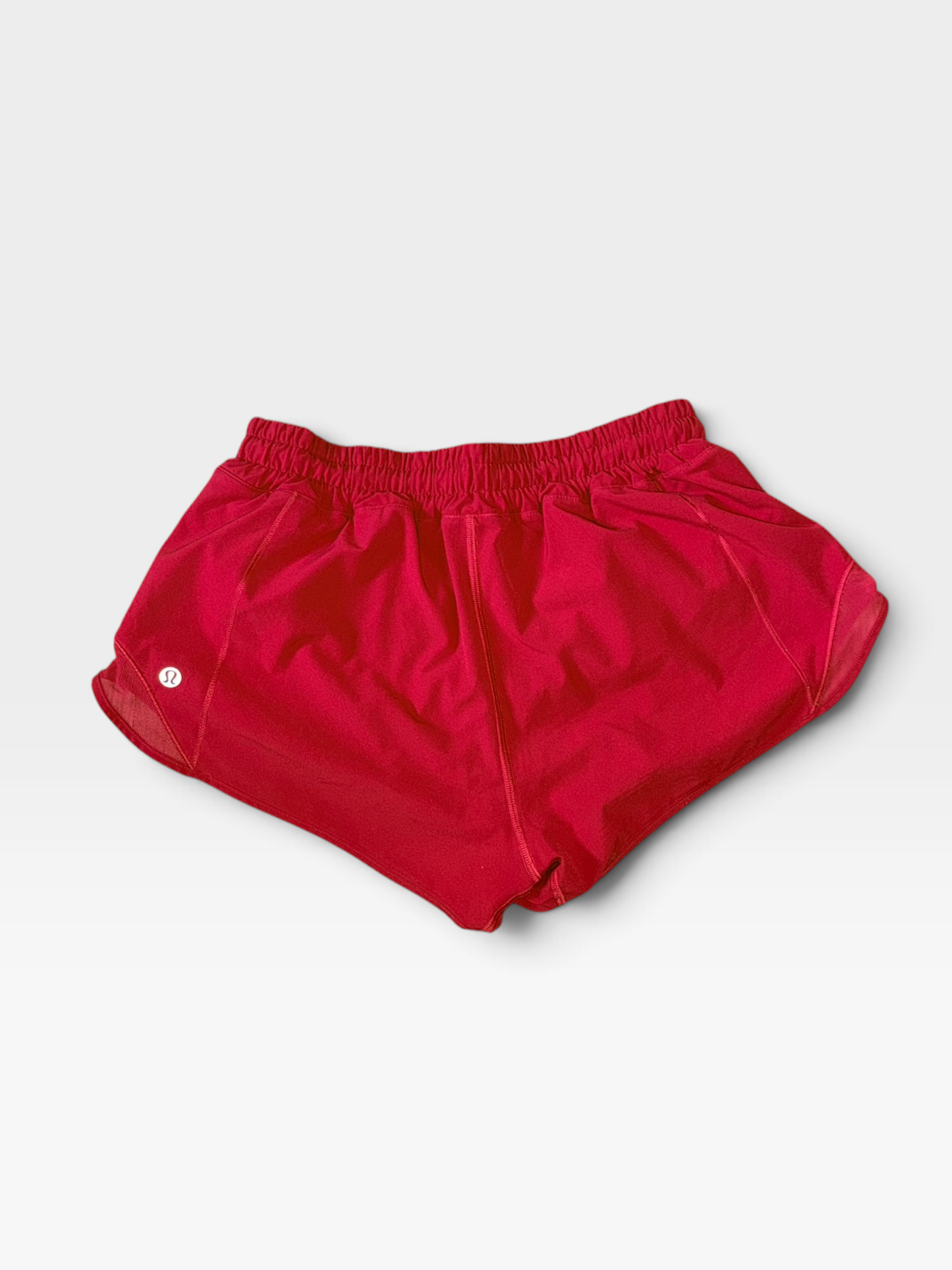 RED LULULEMON SHORTS 6