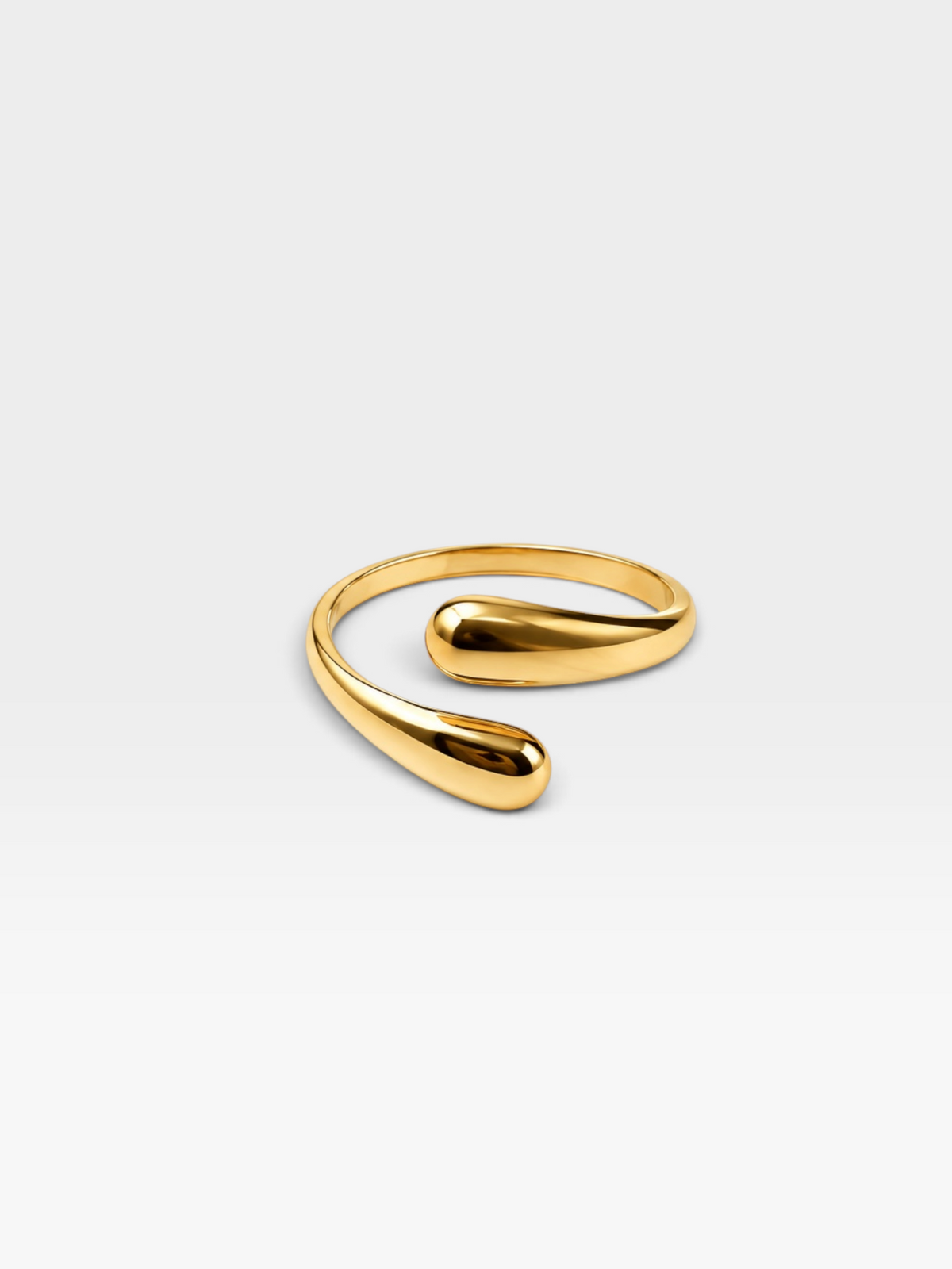18K GOLD NON-TARNISH WRAP RING
