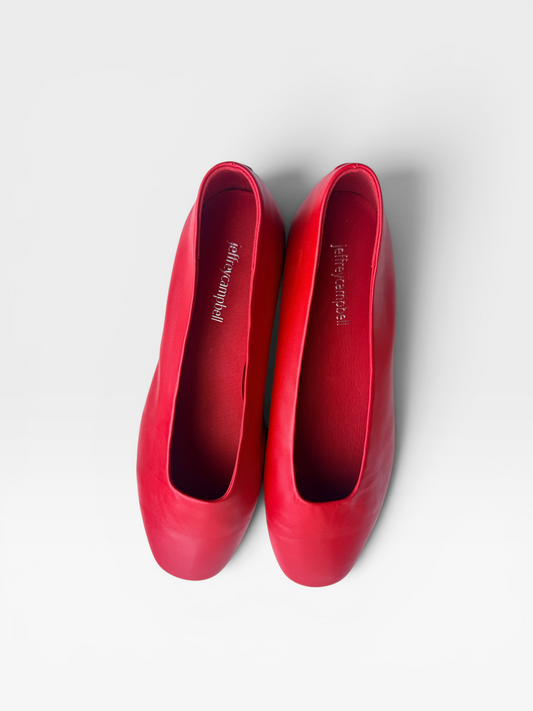 RED JEFFREY CAMPBELL TRUSTEE PUMPS (NEW $155) 8.5