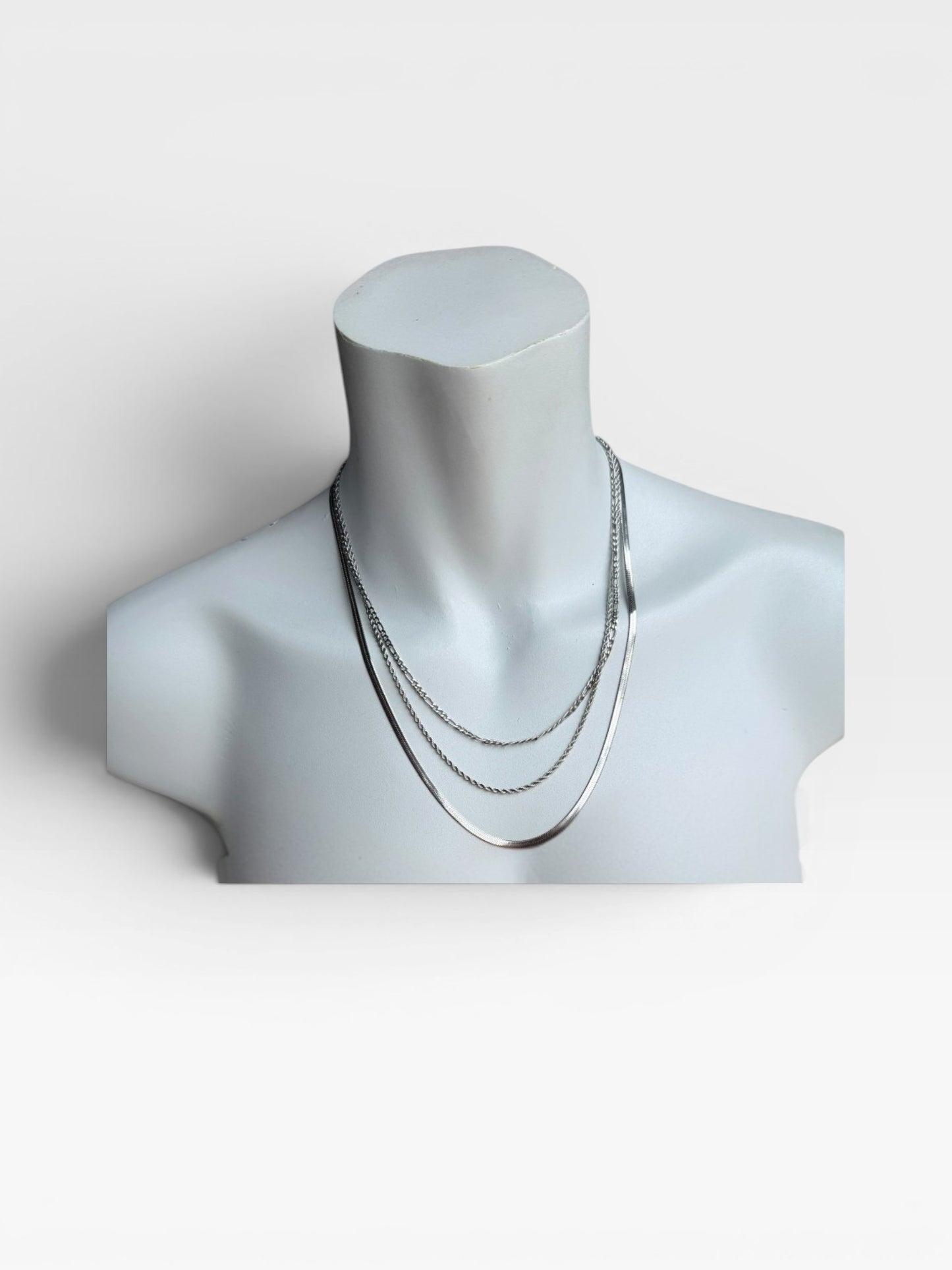 SILVER 3 PIECE BRACELET SET