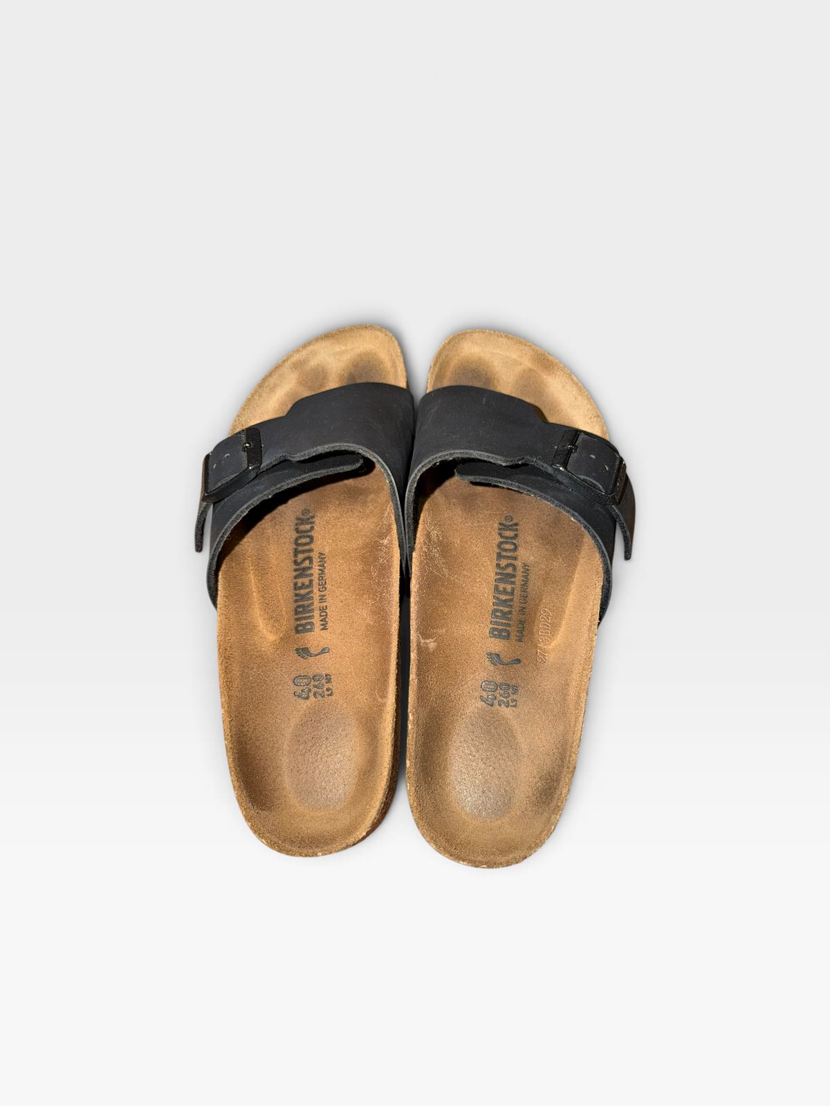 BLACK BIRKENSTOCK CATALINA BIRKO-FLOR SANDALS 40