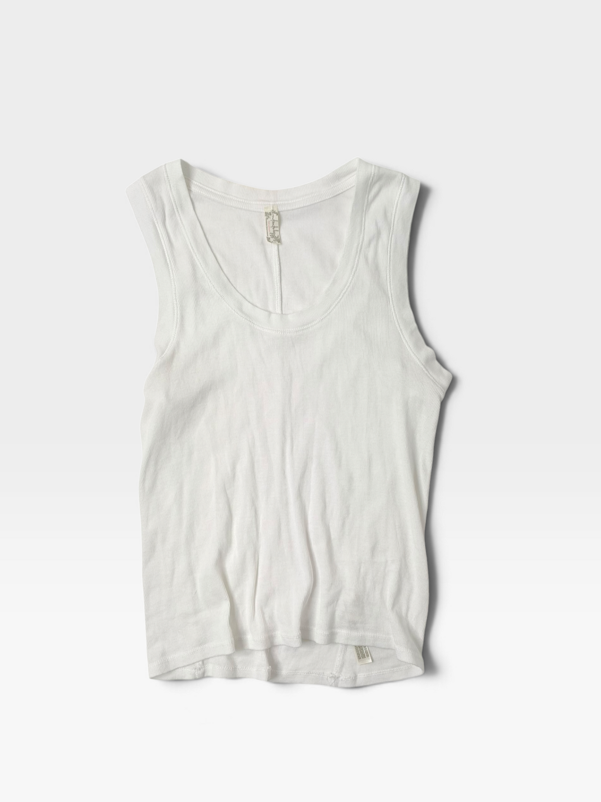 WHITE FREE PEOPLE TANK M