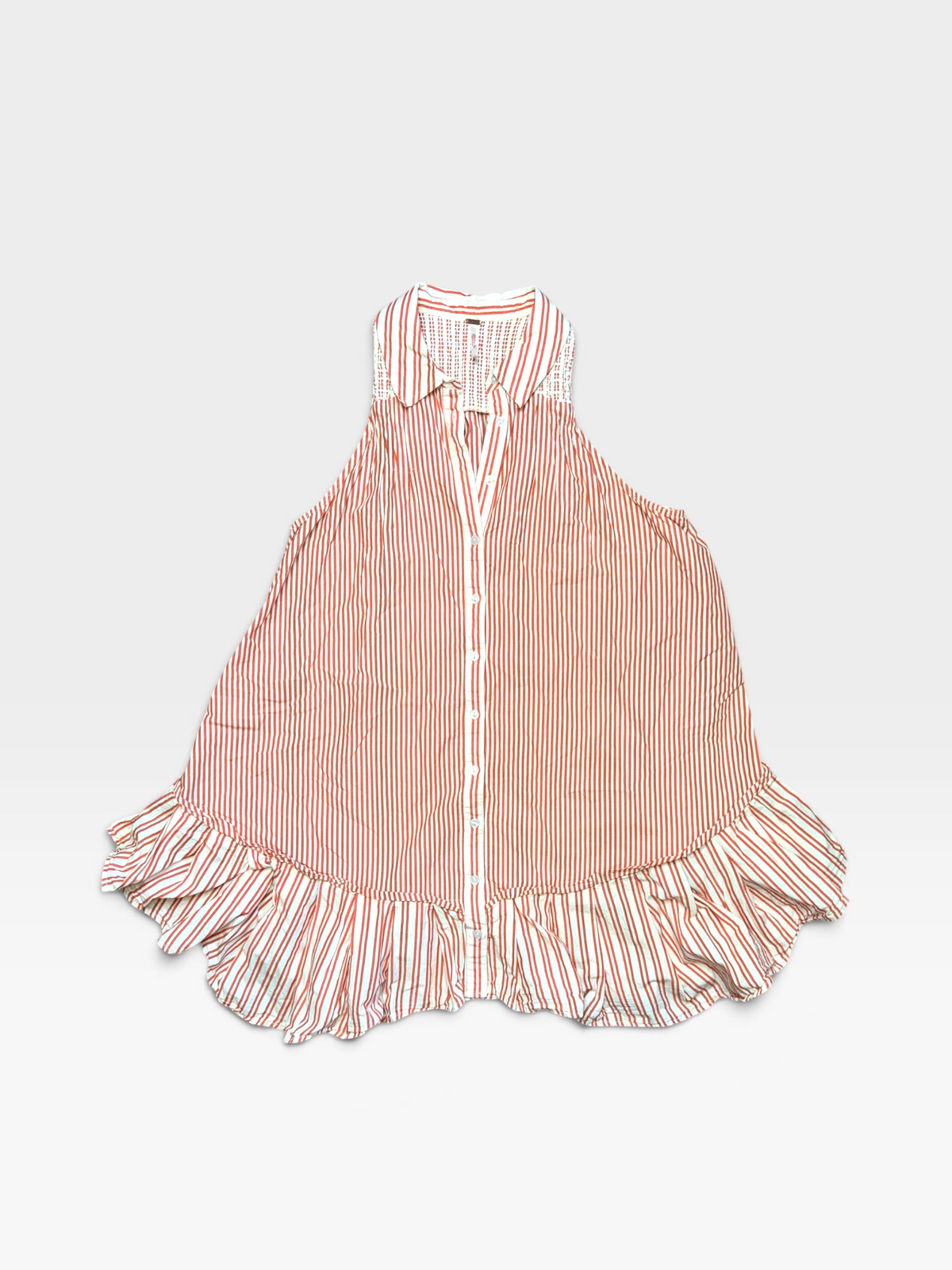 TAN/ORANGE FREE PEOPLE DRESS | S