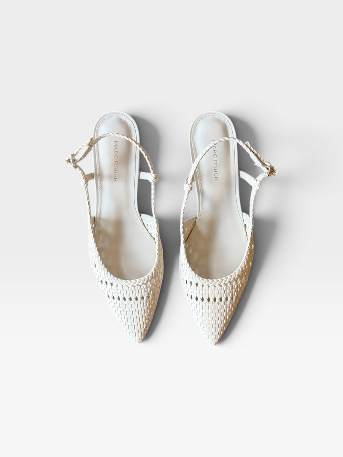 IVORY MARC FISHER FLATS (ORG. $120) 10
