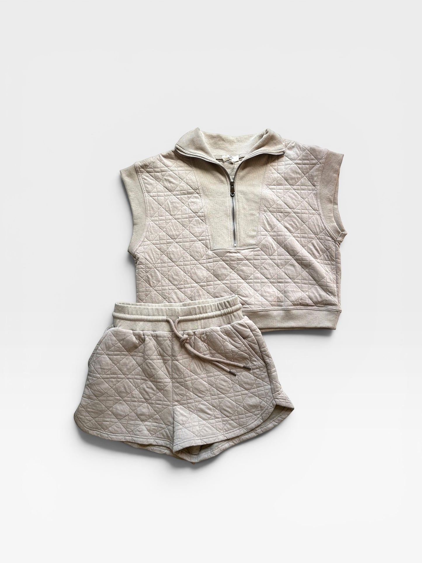 TAN ENTRO SHORT MATCHING SET M