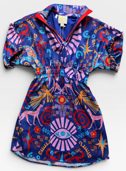 EMILY MCCARTHY PALMER DRESS (NWT $268) M
