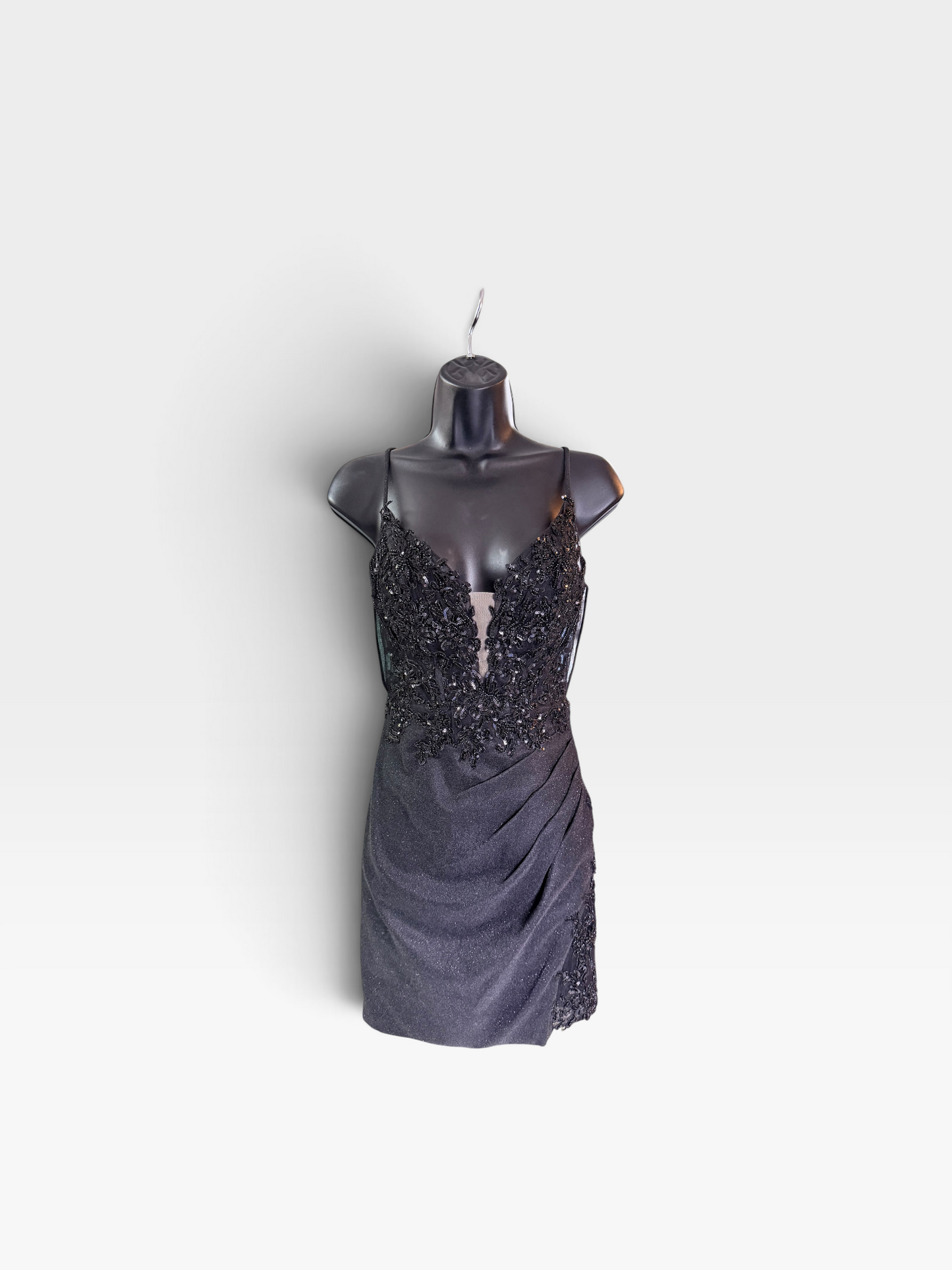 BLACK NOURI SHORT DRESS (ORG. $210+) 2