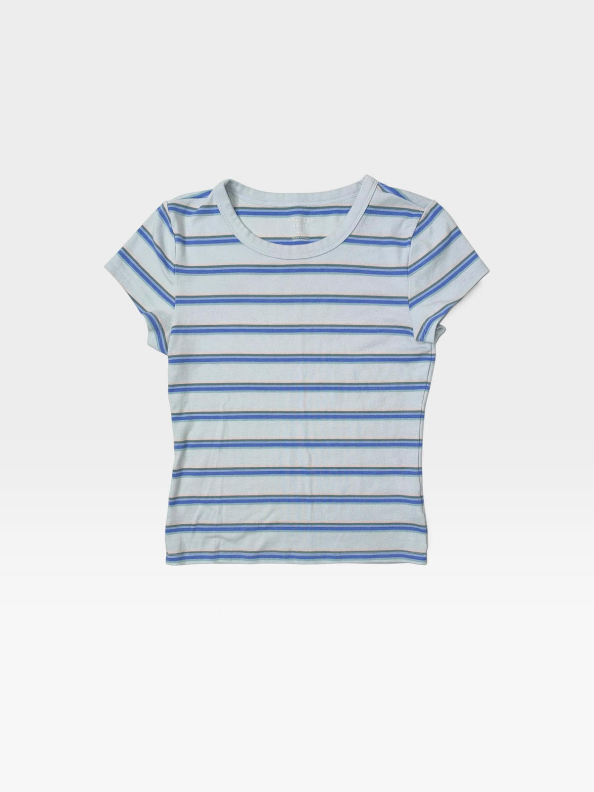 BLUE STRIPE AMERICAN EAGLE TEE M
