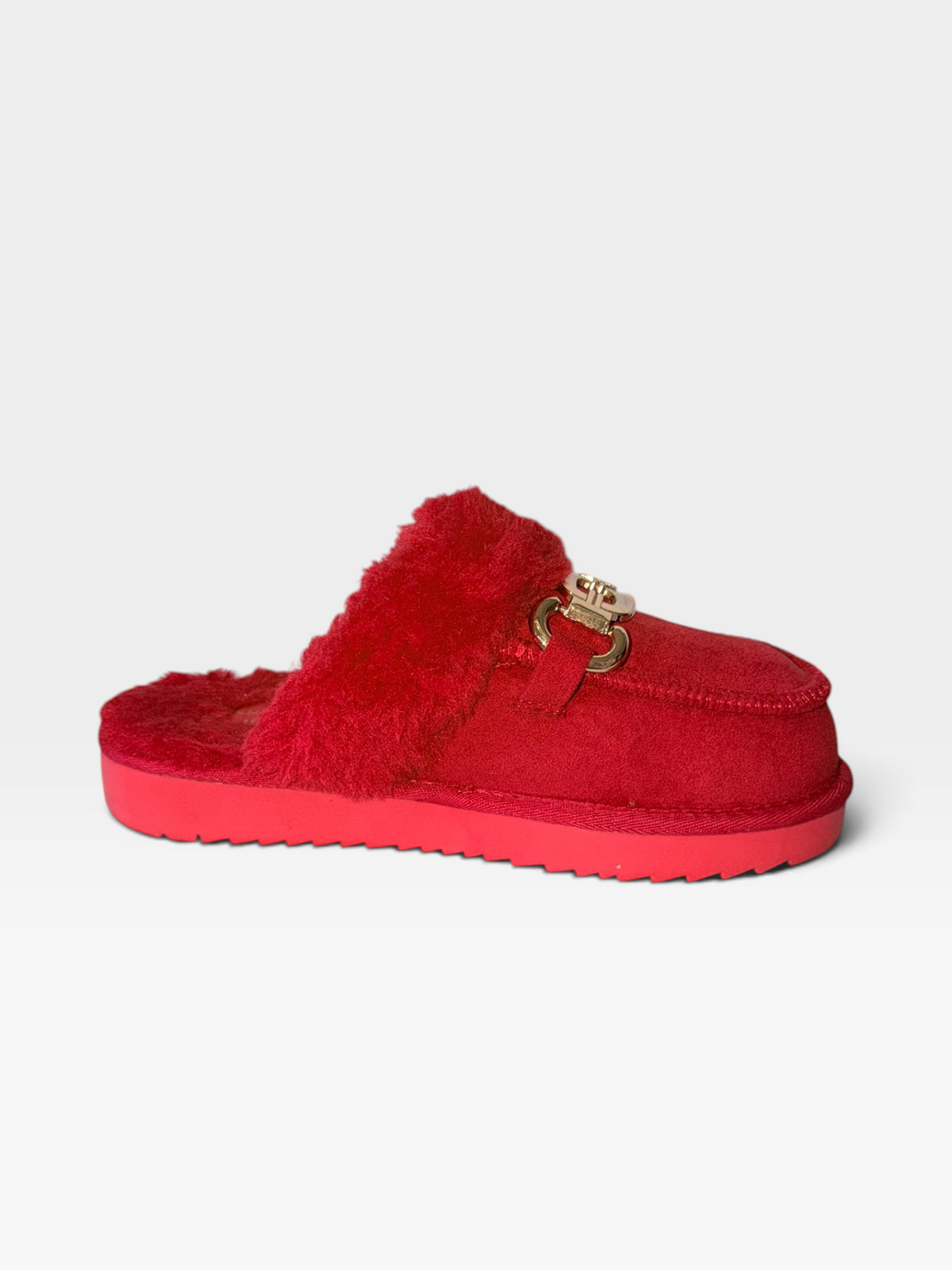 RED/GOLD "BEACH BY MATTISE" SLIDES (NWT) 7