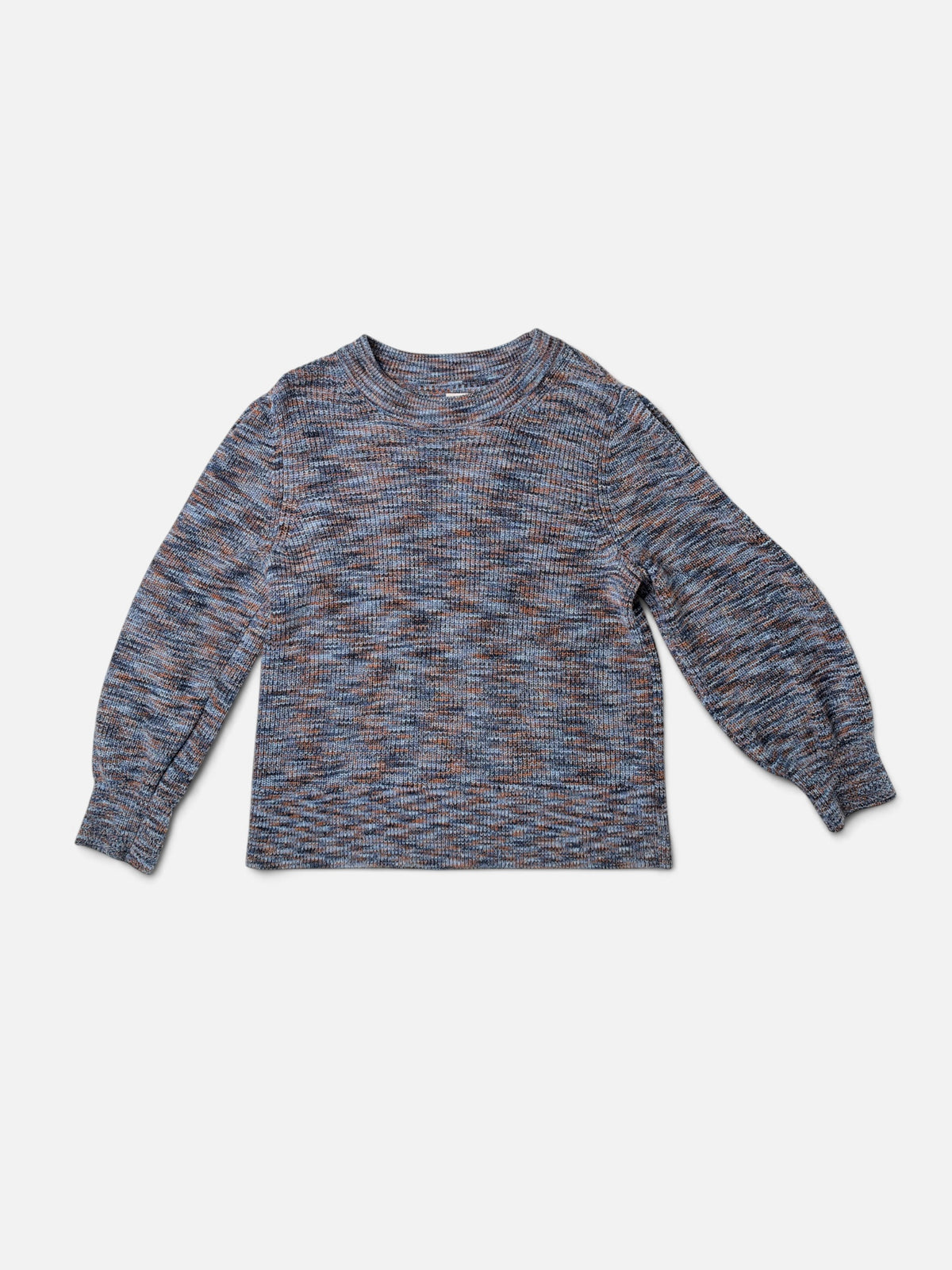 BLUE/BROWN NIC+ZOE SWEATER L