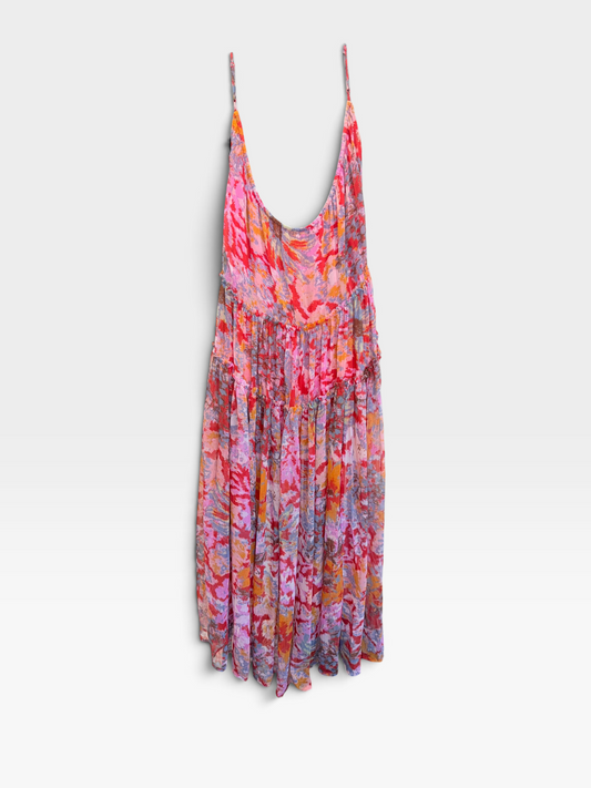 MULTI COLOR FREE PEOPLE DRESS XS