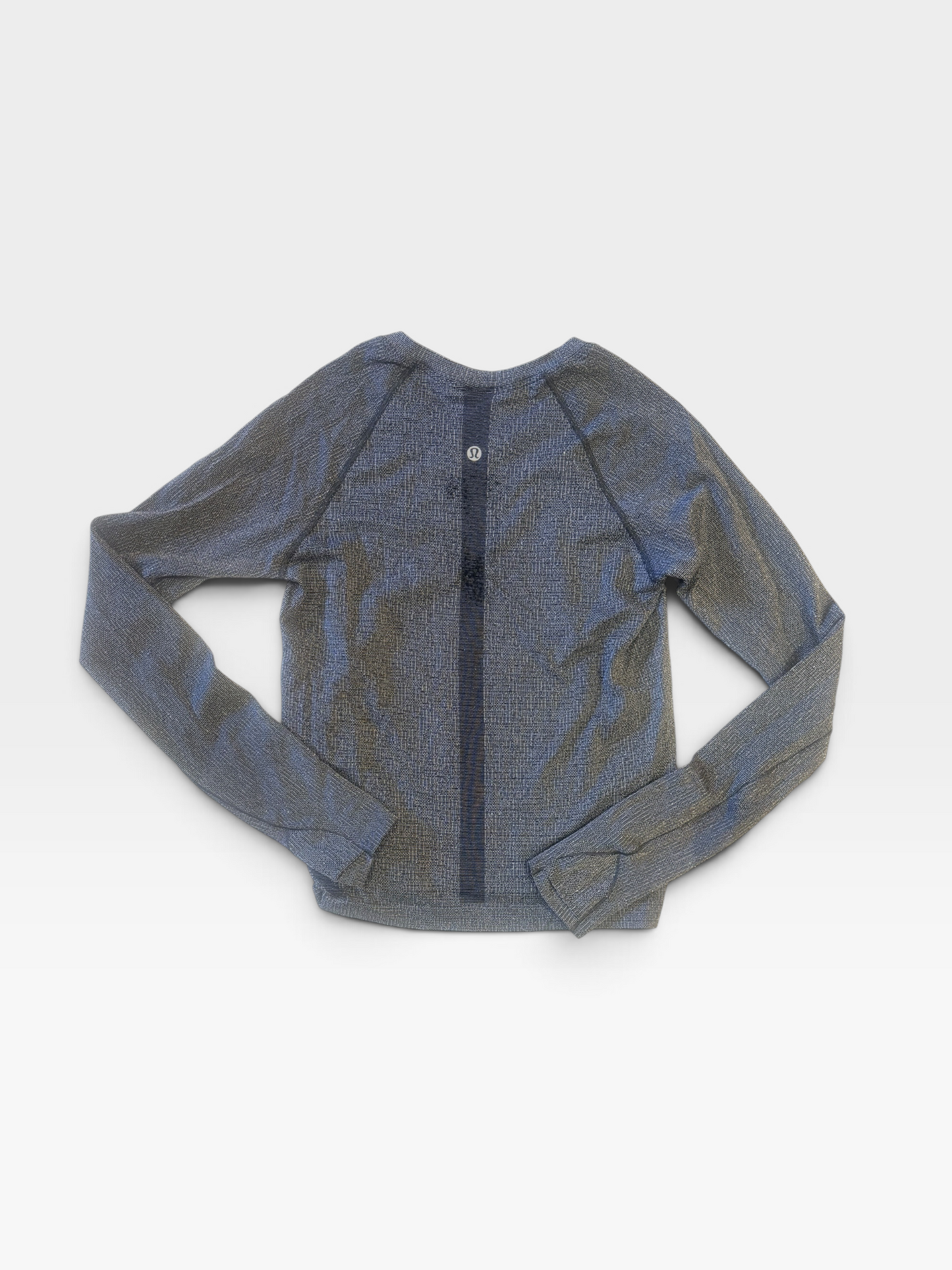 BLACK/SILVER LULULEMON TOP 6