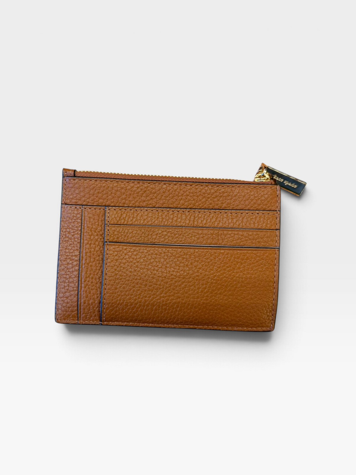 BROWN KATE SPADE COIN CARD HOLDER WALLET