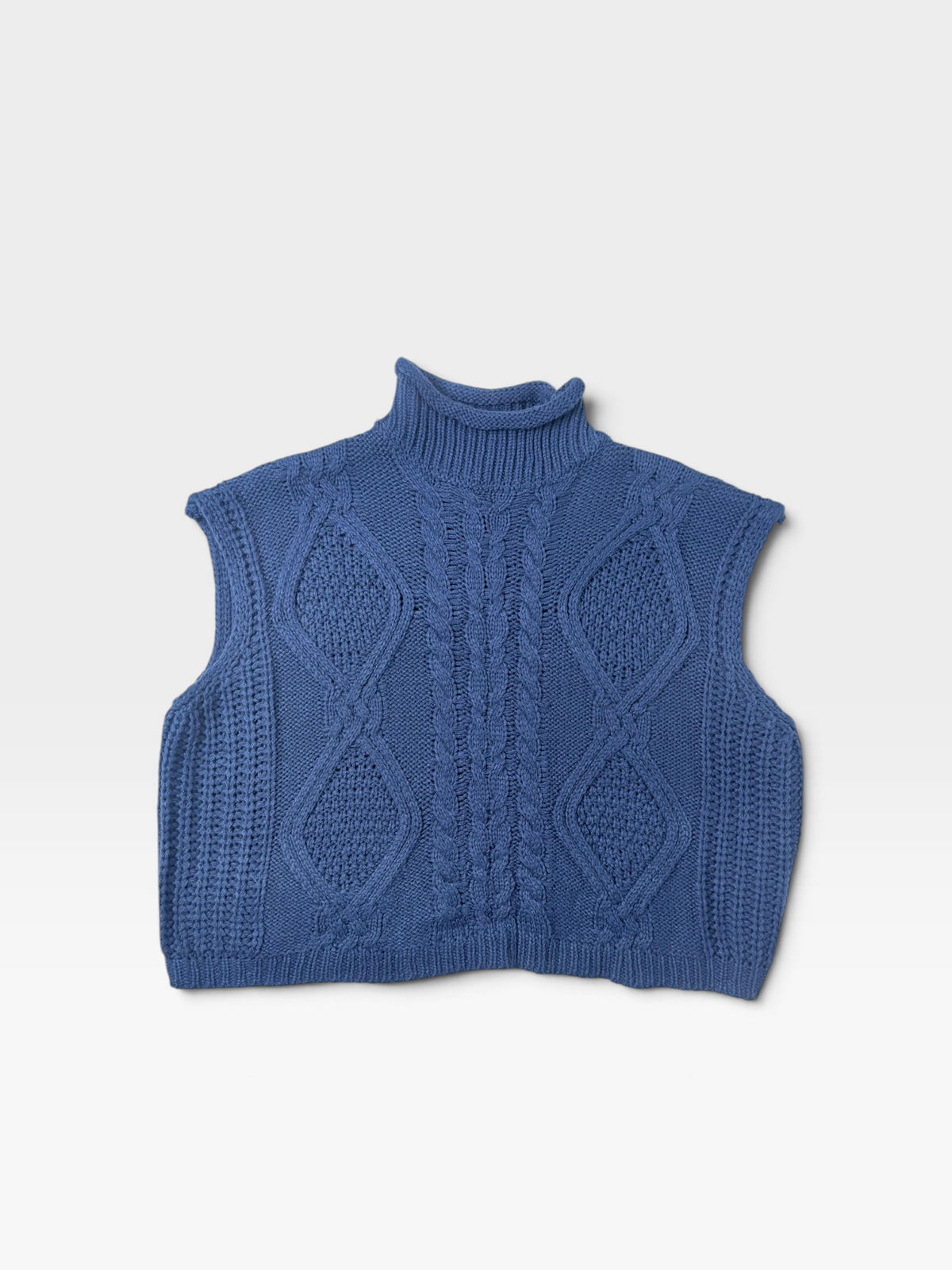 BLUE SHE & SKY SWEATER VEST S