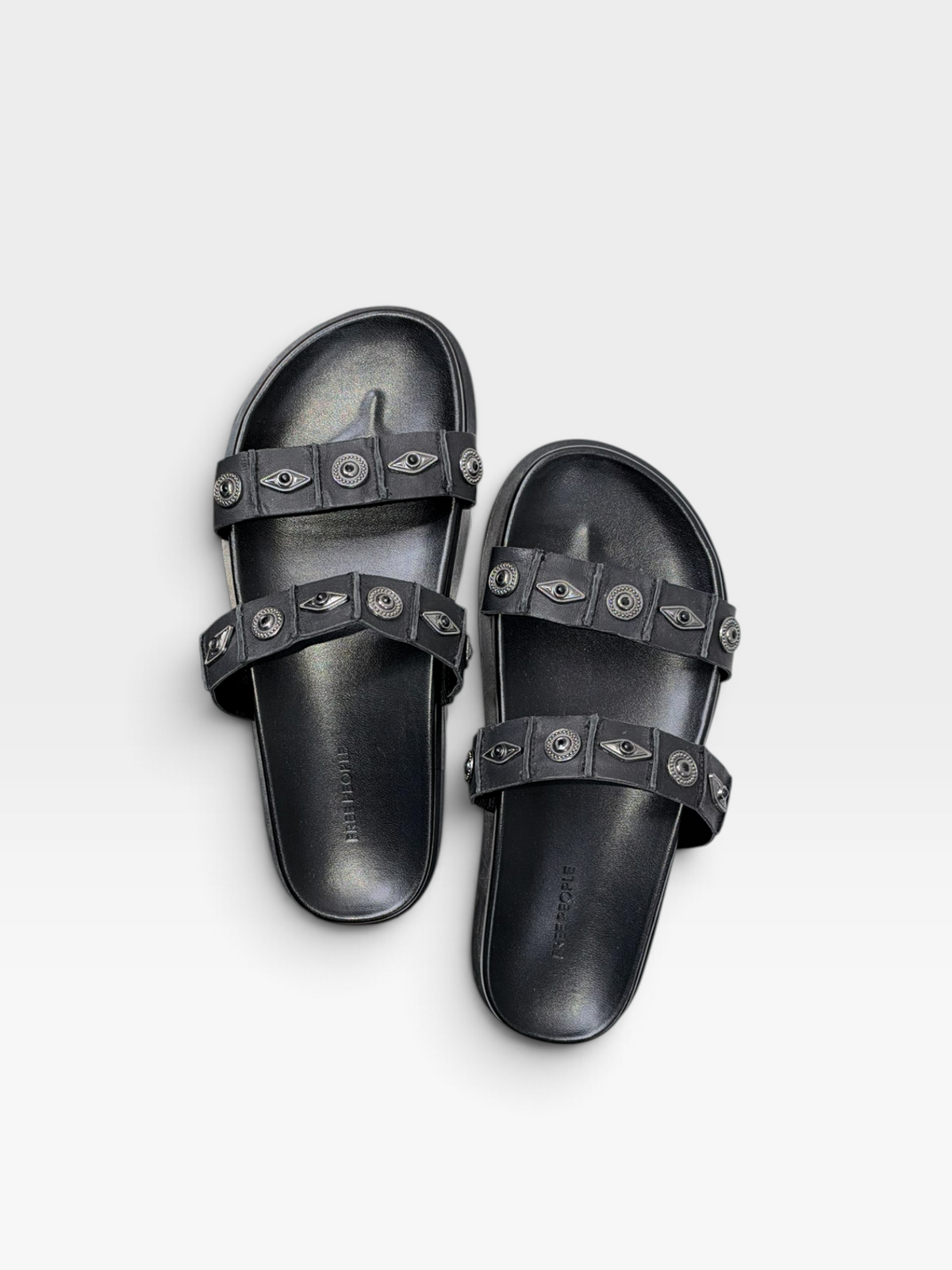 BLACK FREE PEOPLE SANDALS