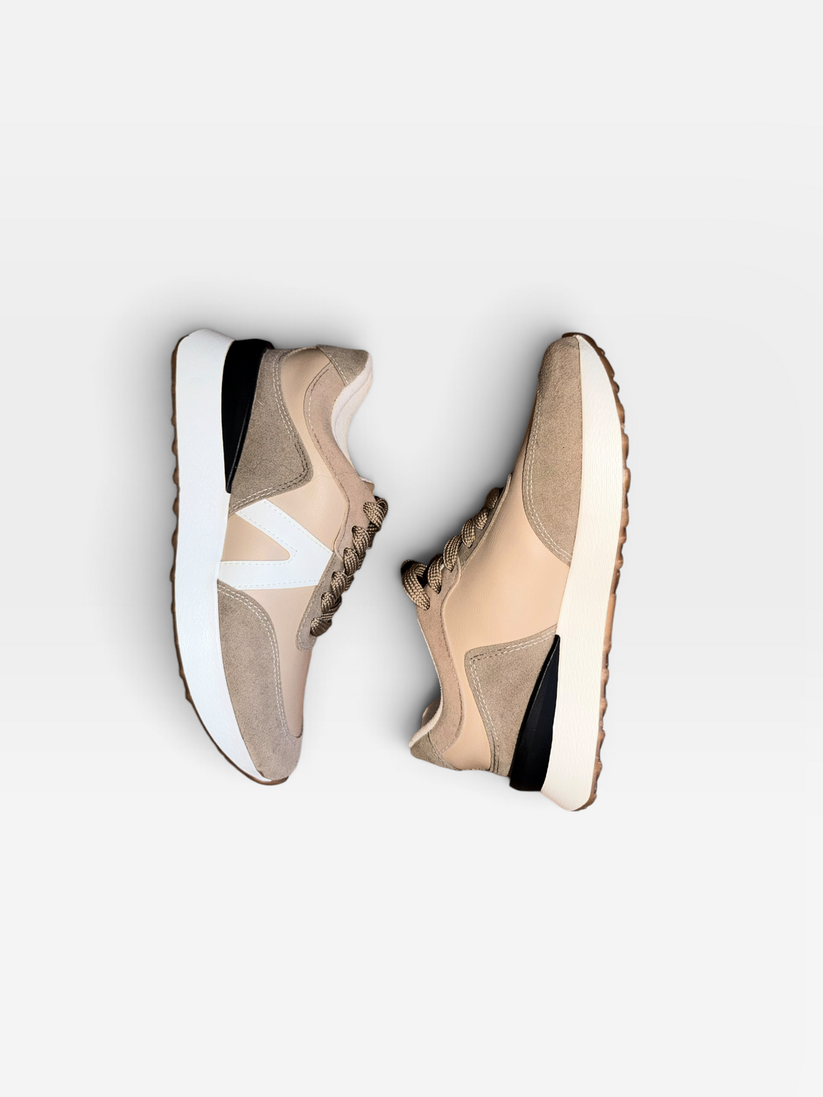 BROWN/TAN MKS SNEAKERS (NEW) 6