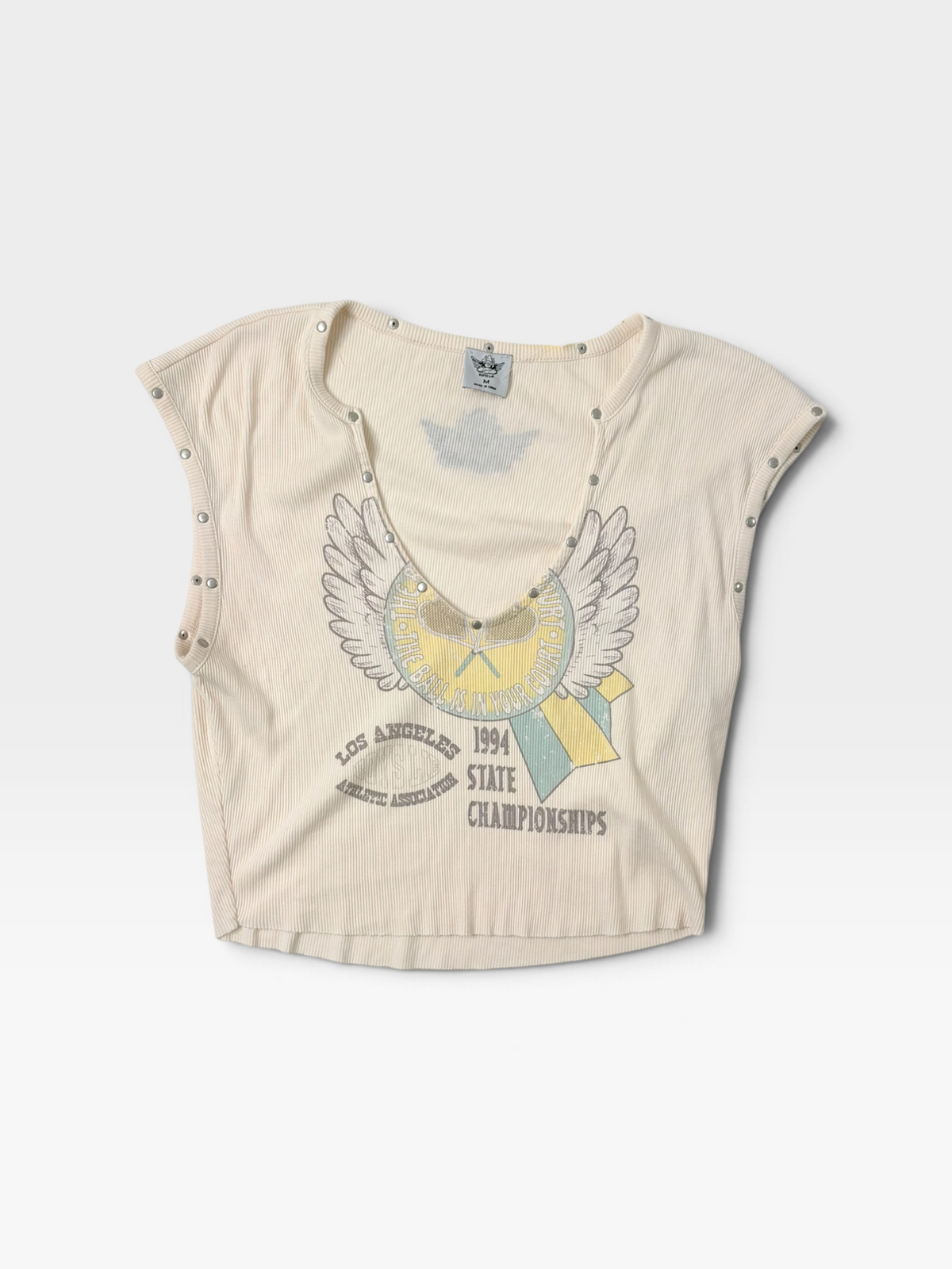 CREAM BOYS LIE STUDDED "STATE CHAMPS" TANK (ORG. $65) | M