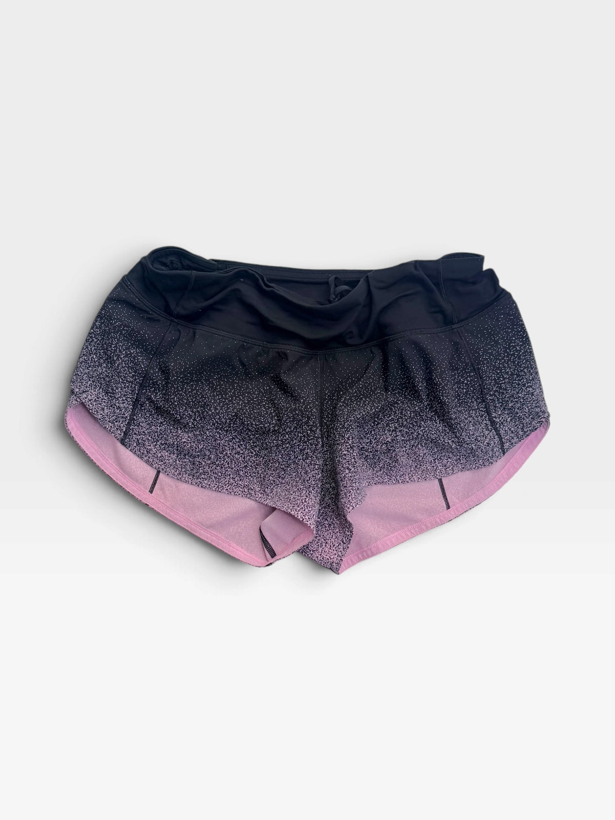 BLACK/PINK LULULEMON SHORTS 6