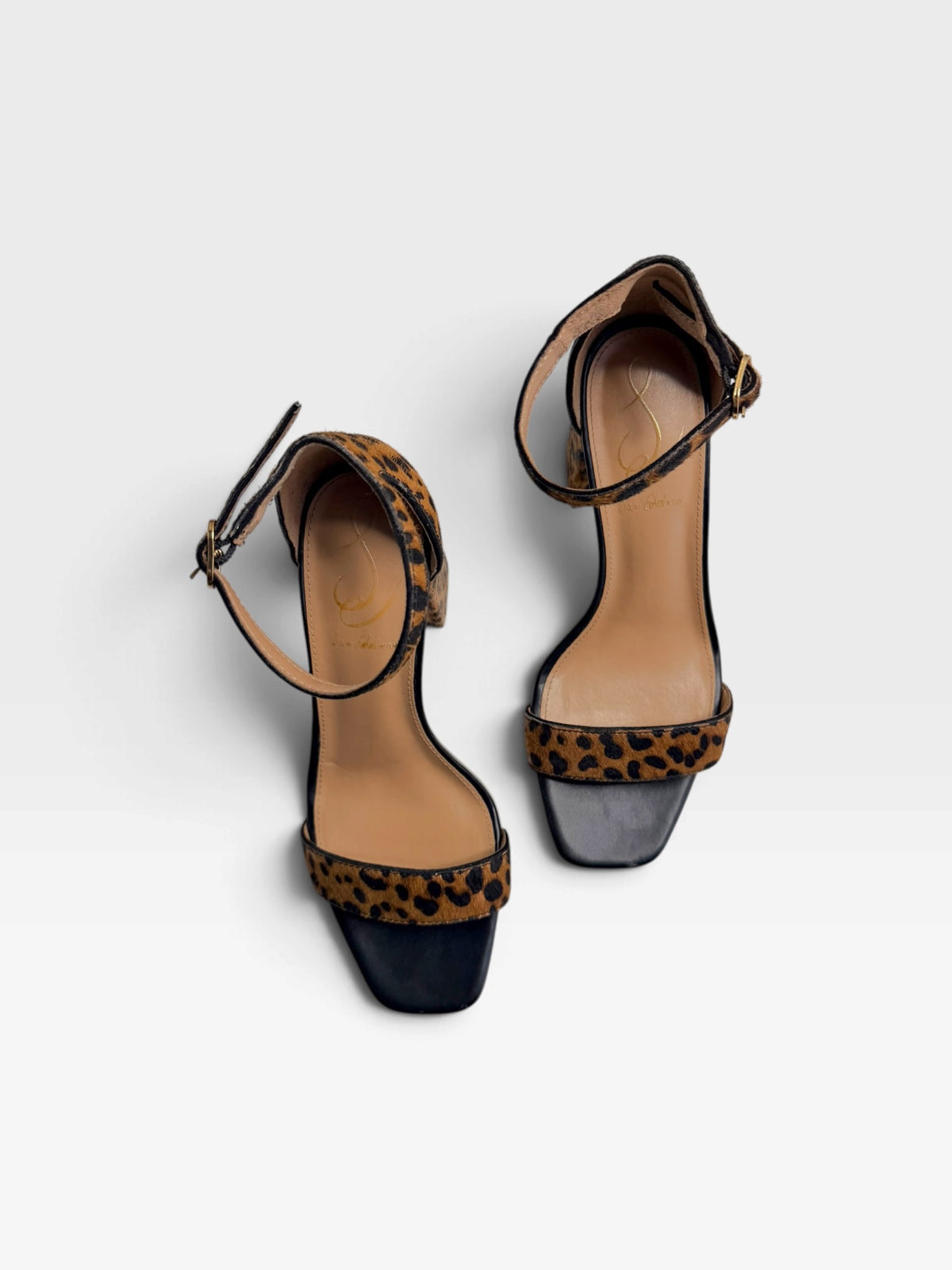 BLACK/CHEETAH SAM EDELMAN HEELL 6