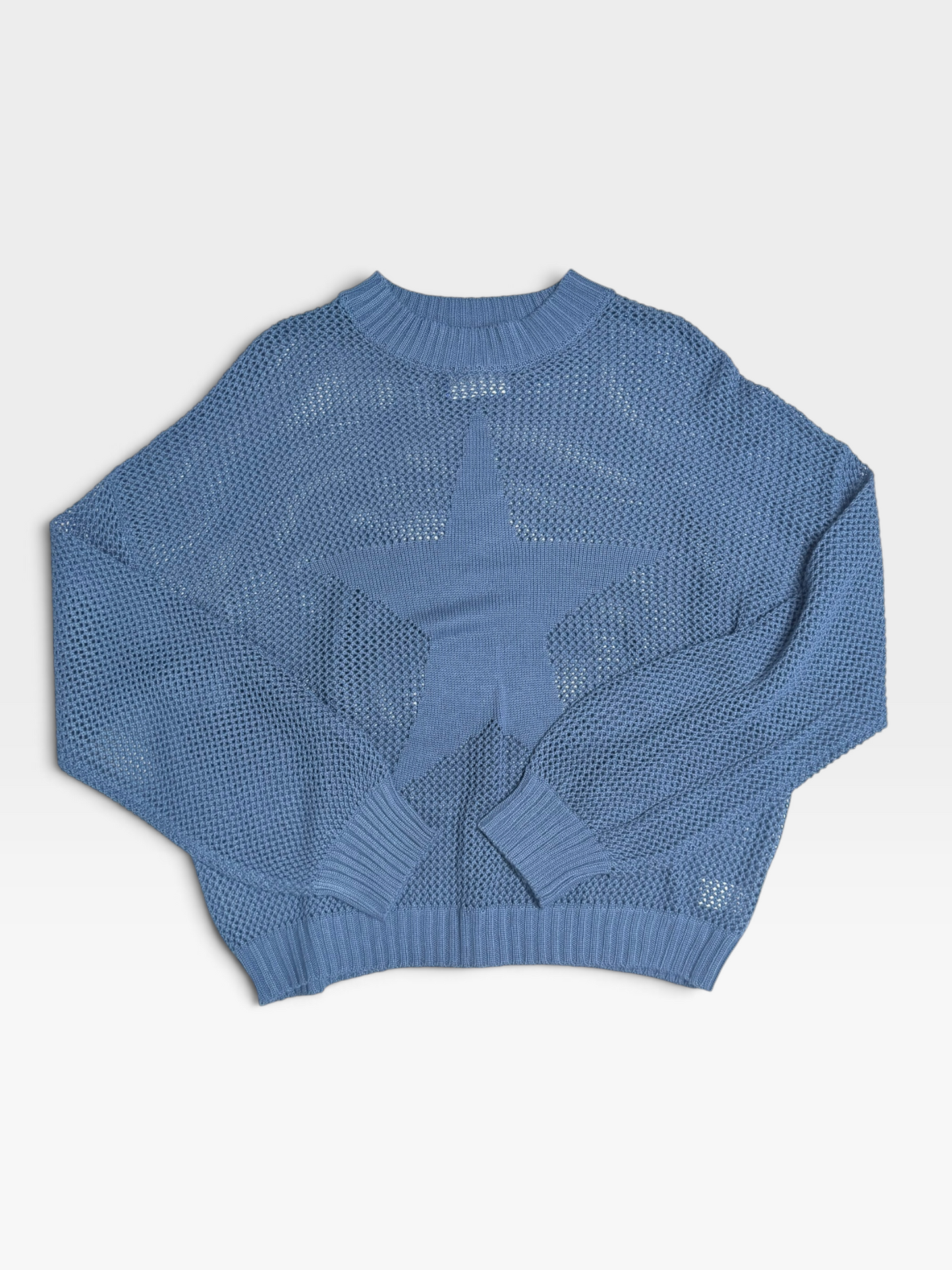BLUE HYFVE STAR SWEATER M