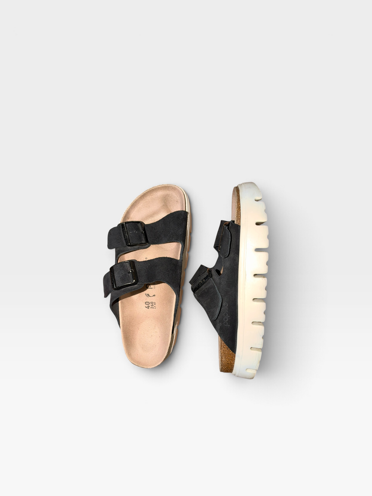 BLACK BIRKENSTOCK SHOES 40