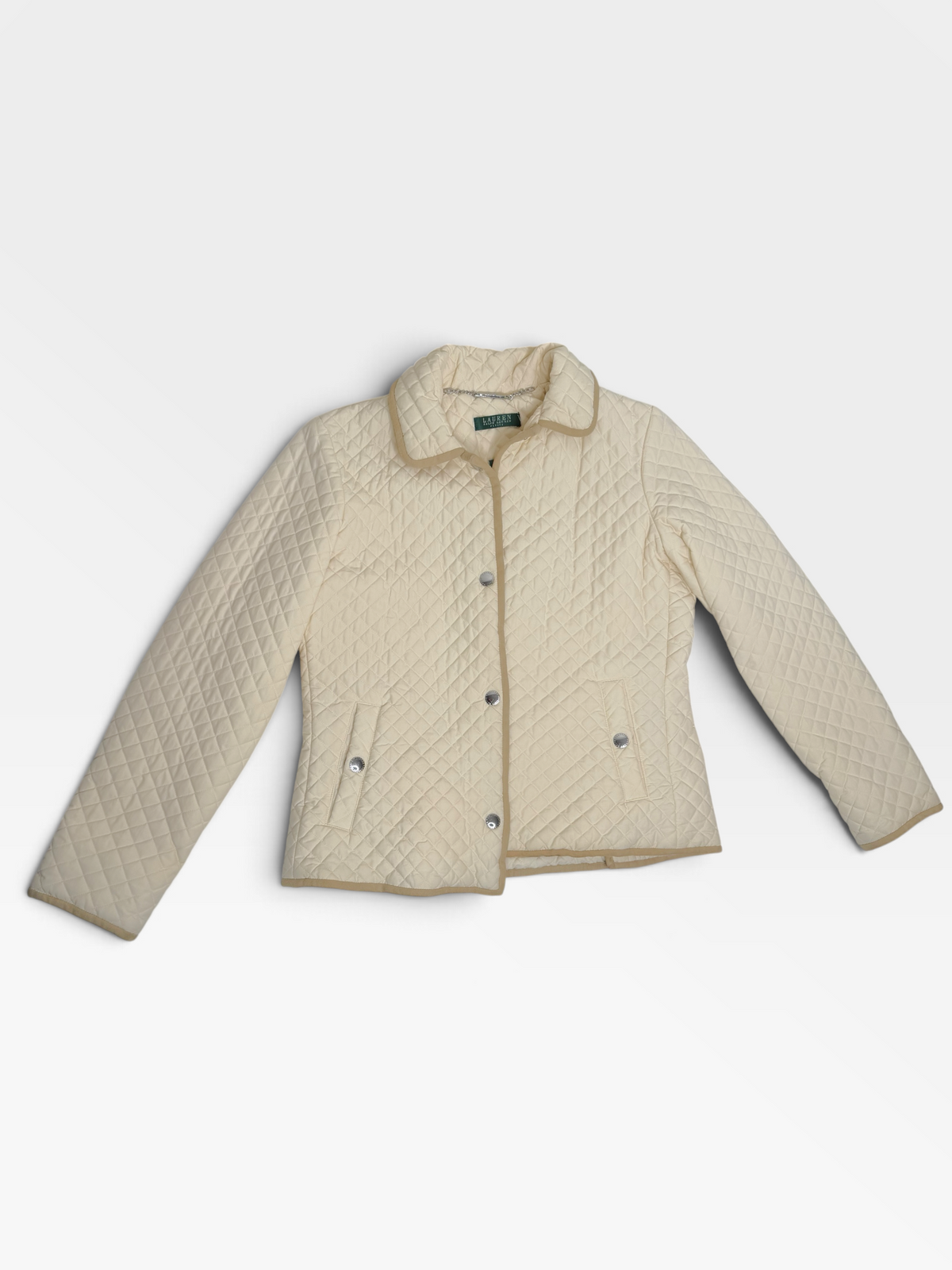 CREAM/LAUREN RALPH LAUREN QUILTED JACKET | PM