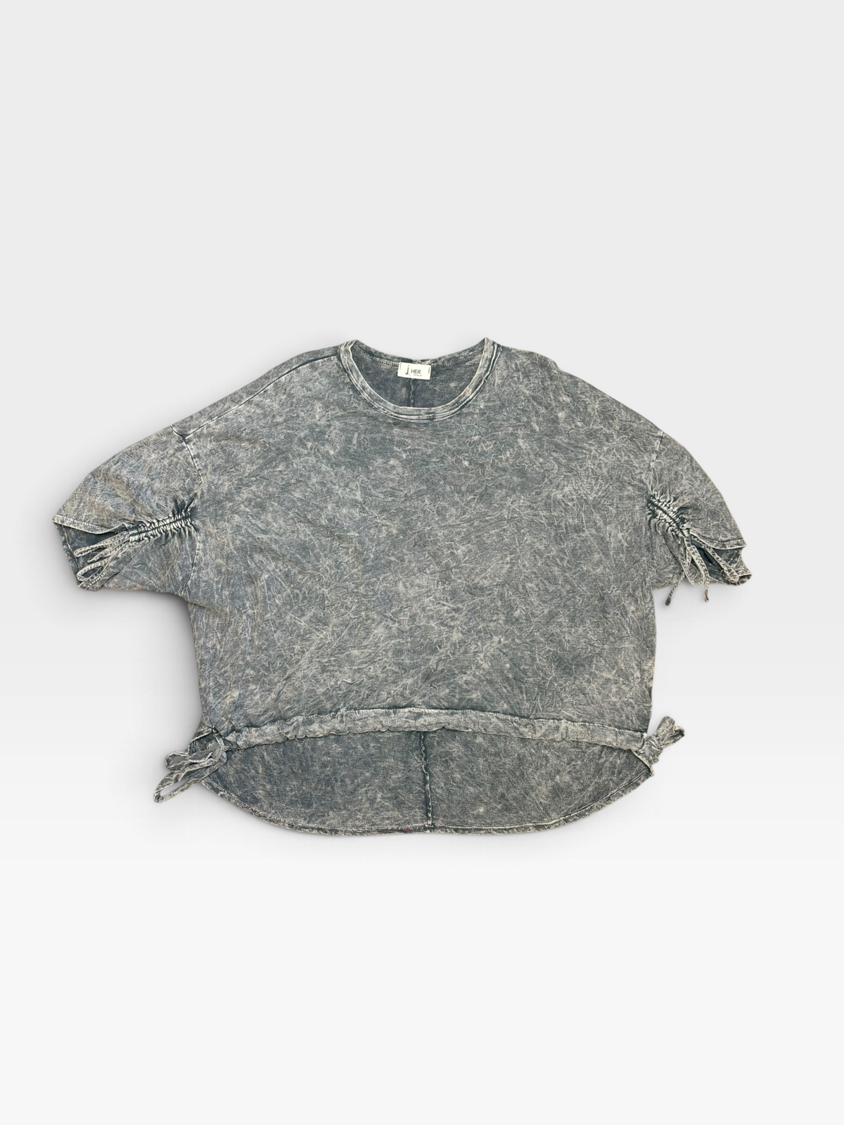 BLACK WASH J HER TOP L