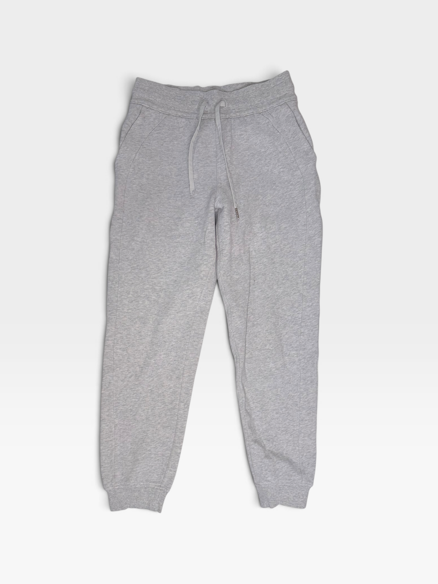 LIGHT GREY LULULEMON JOGGERS 4