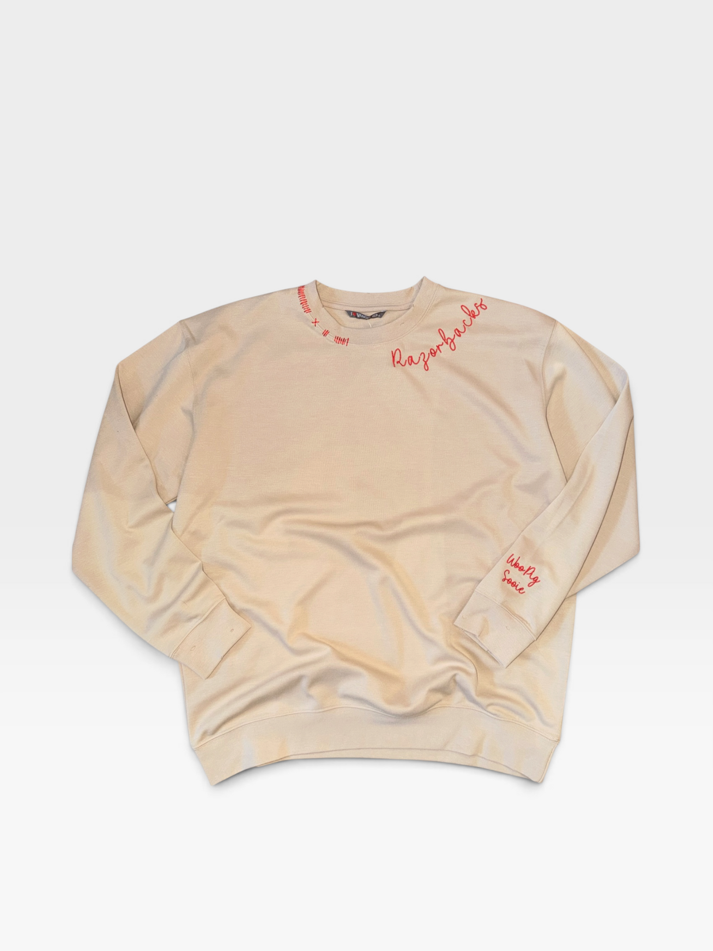 TAN AR RAZORBACK PULLOVER 2X